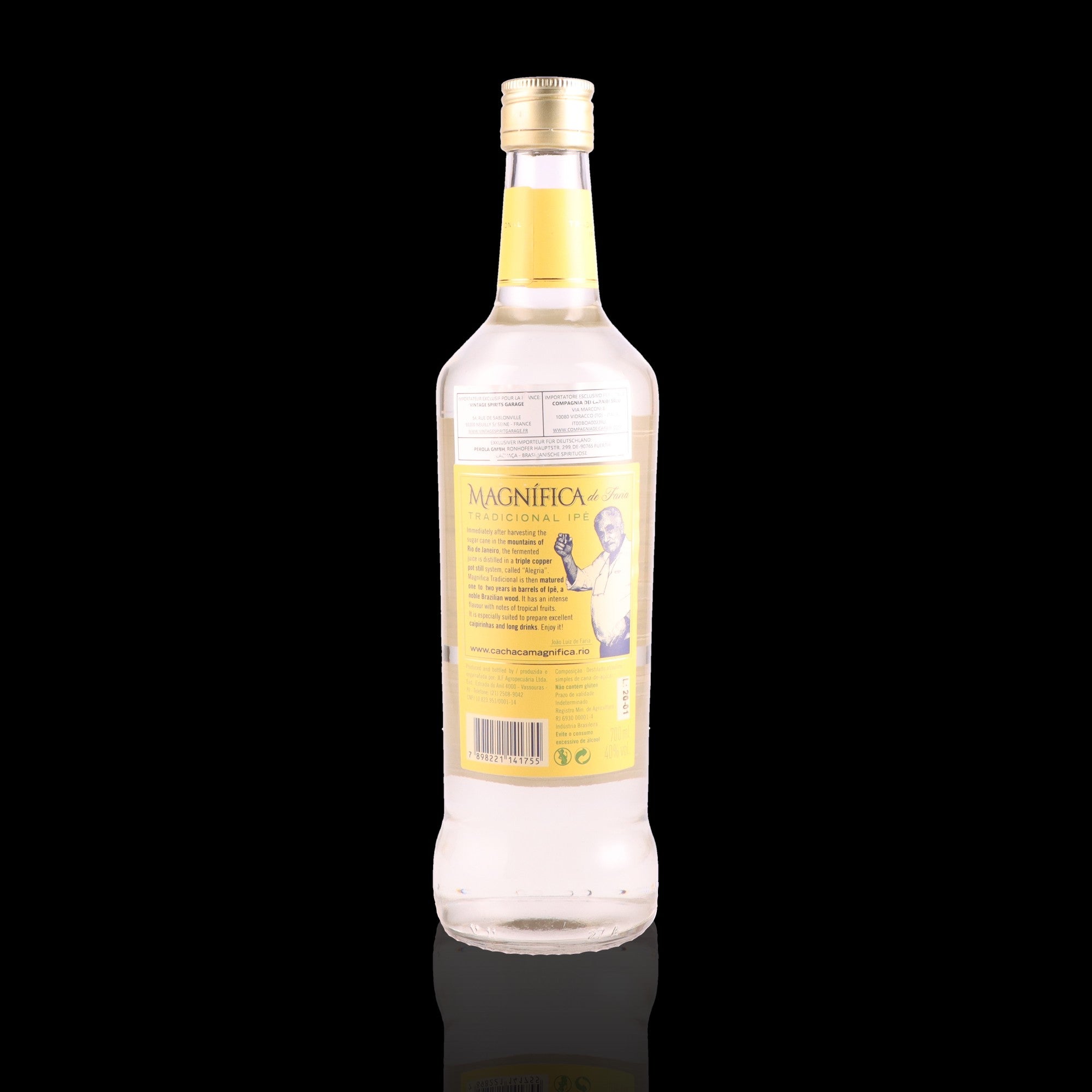 MAGNIFICA DE FARIA - Cachaça de Alambique - 40%