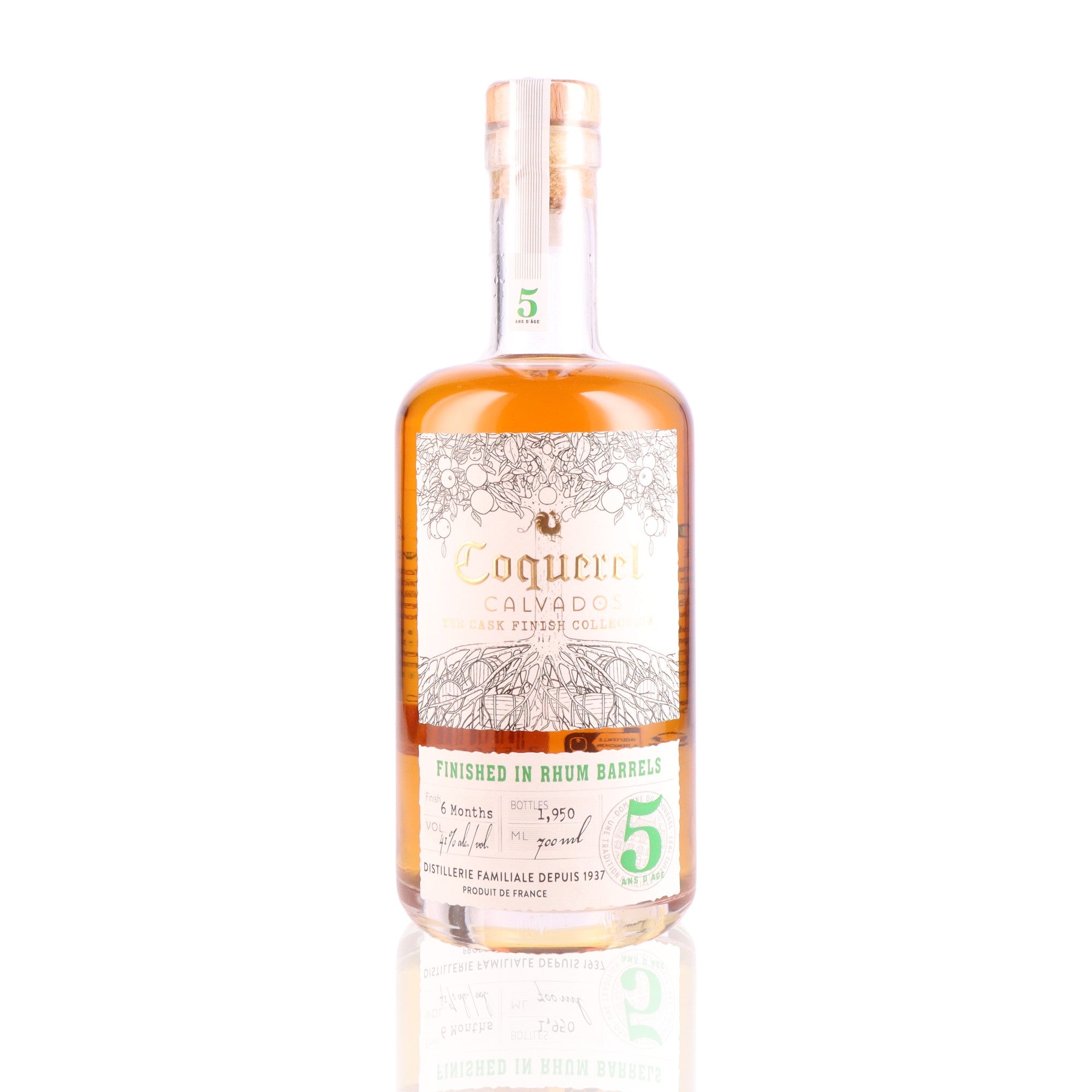 COQUEREL - 5 ans Finition Rhum - 41%