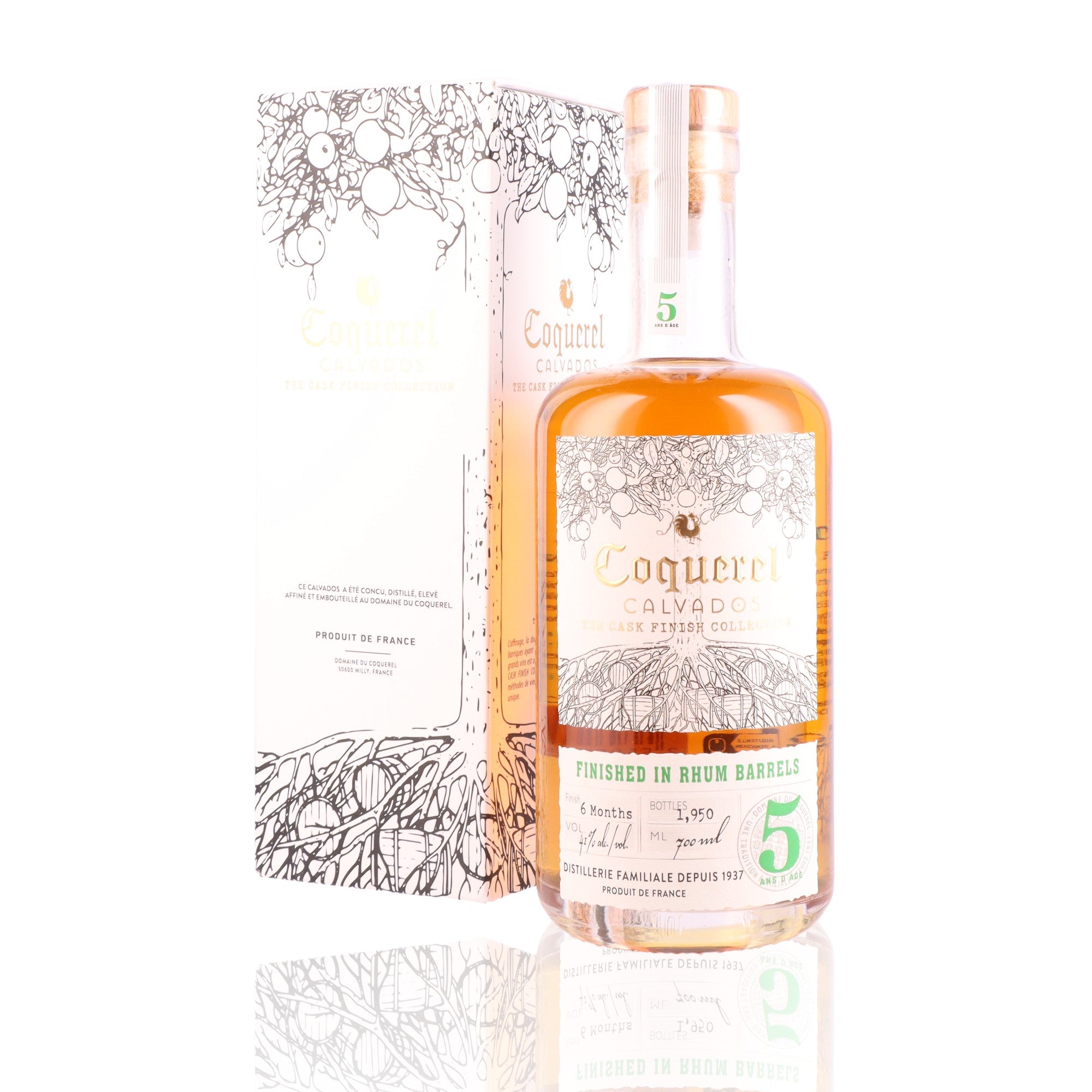 COQUEREL - 5 ans Finition Rhum - 41%