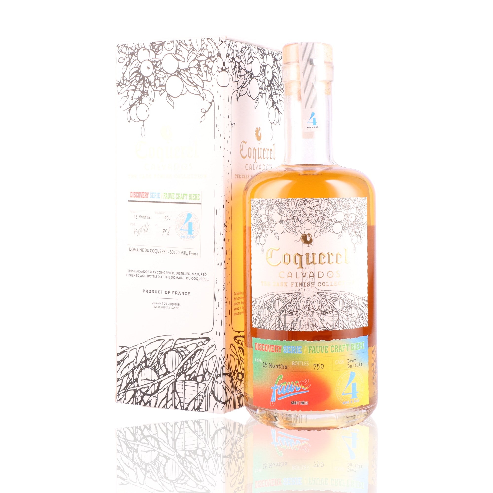 COQUEREL - 4 ans Finition Bière Fauve - 41,5%