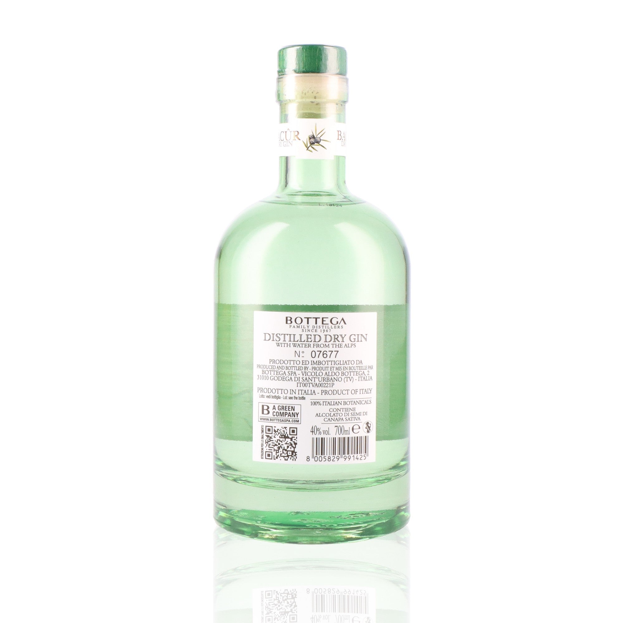 BOTTEGA - Green Gin The Wild - 40%