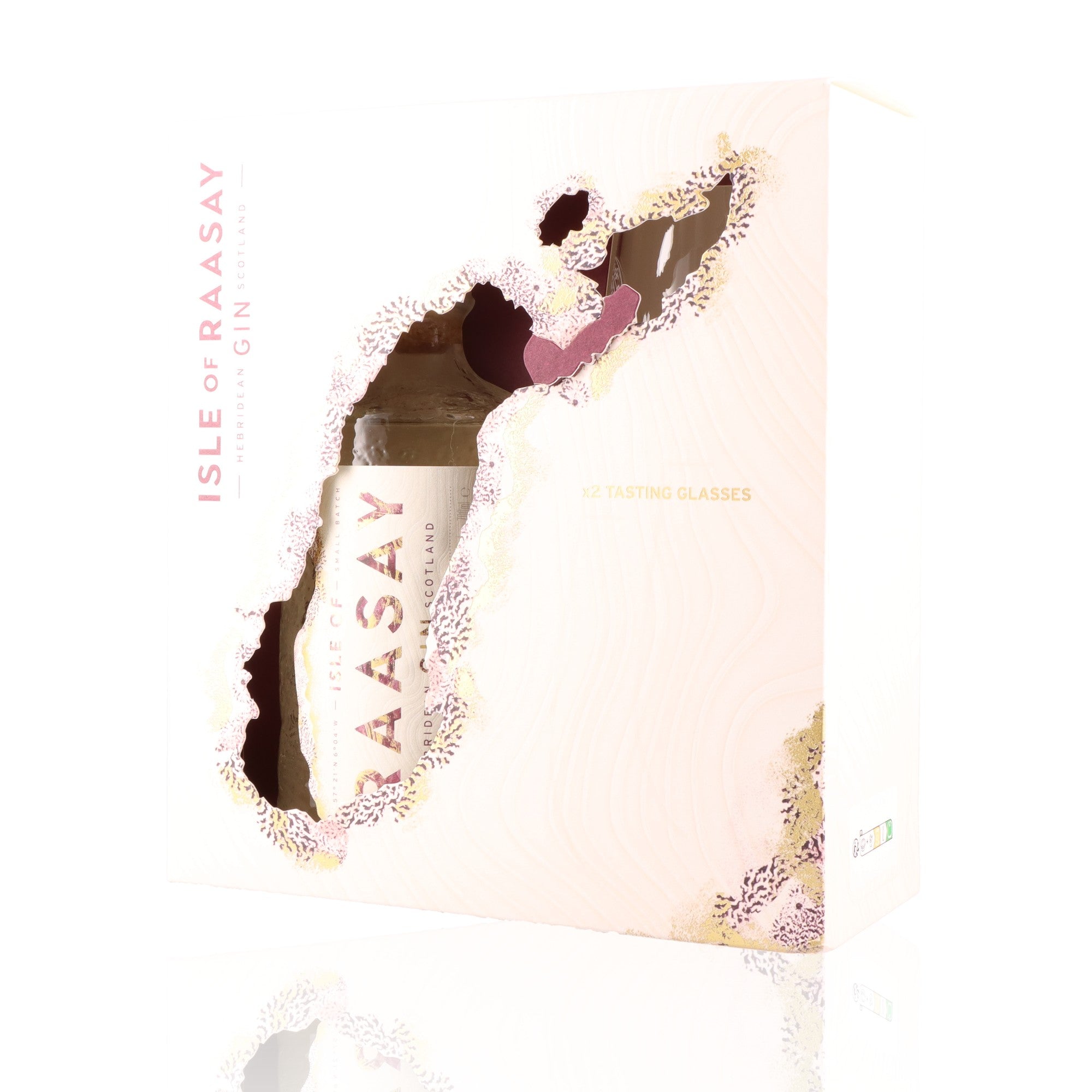ISLE OF RAASAY - Coffret Gin + 2 Verres - 46%