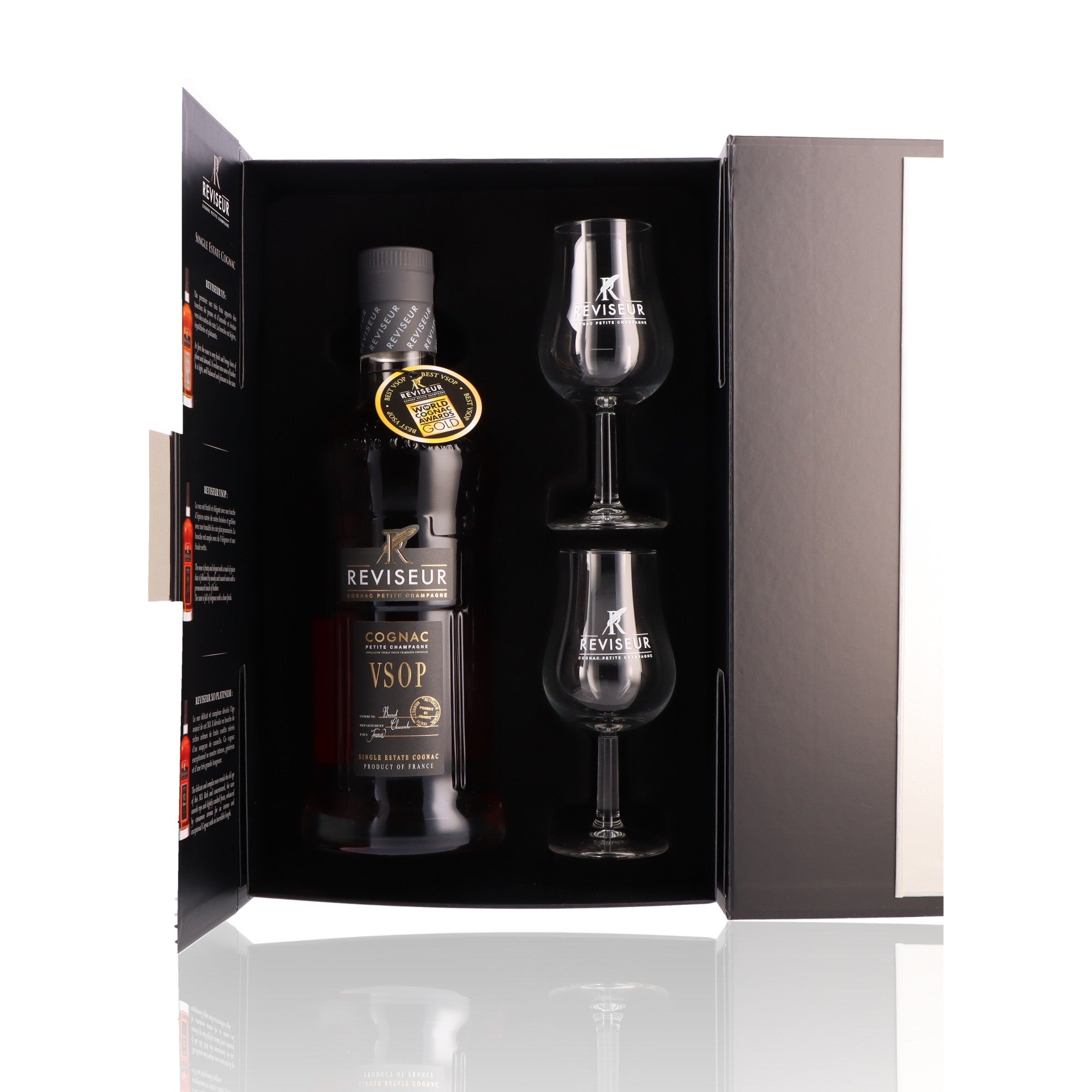REVISEUR - Coffret VSOP + 2 Verres - 40%