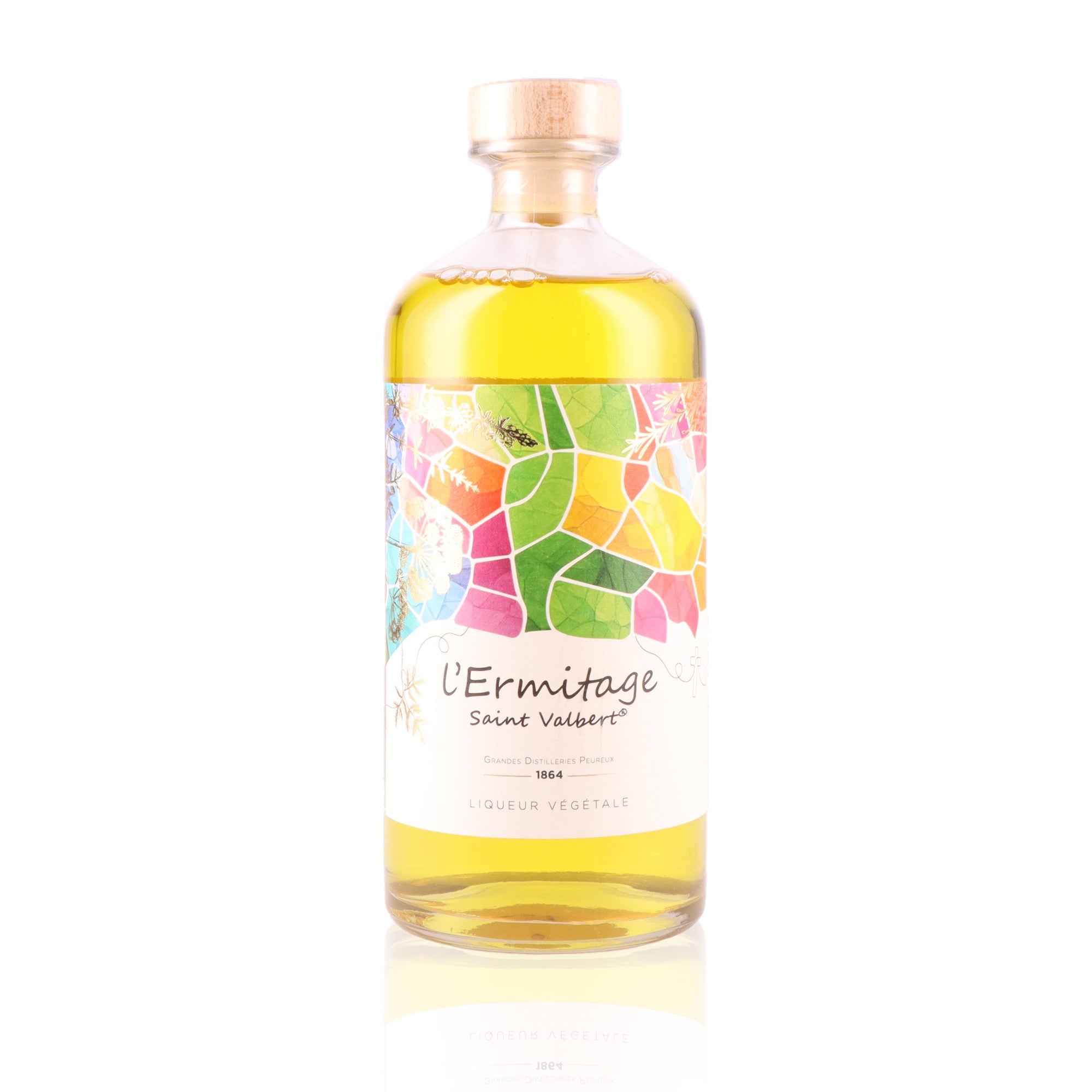 L'ERMITAGE SAINT VALBERT - Liqueur Végétale Jaune - 43%