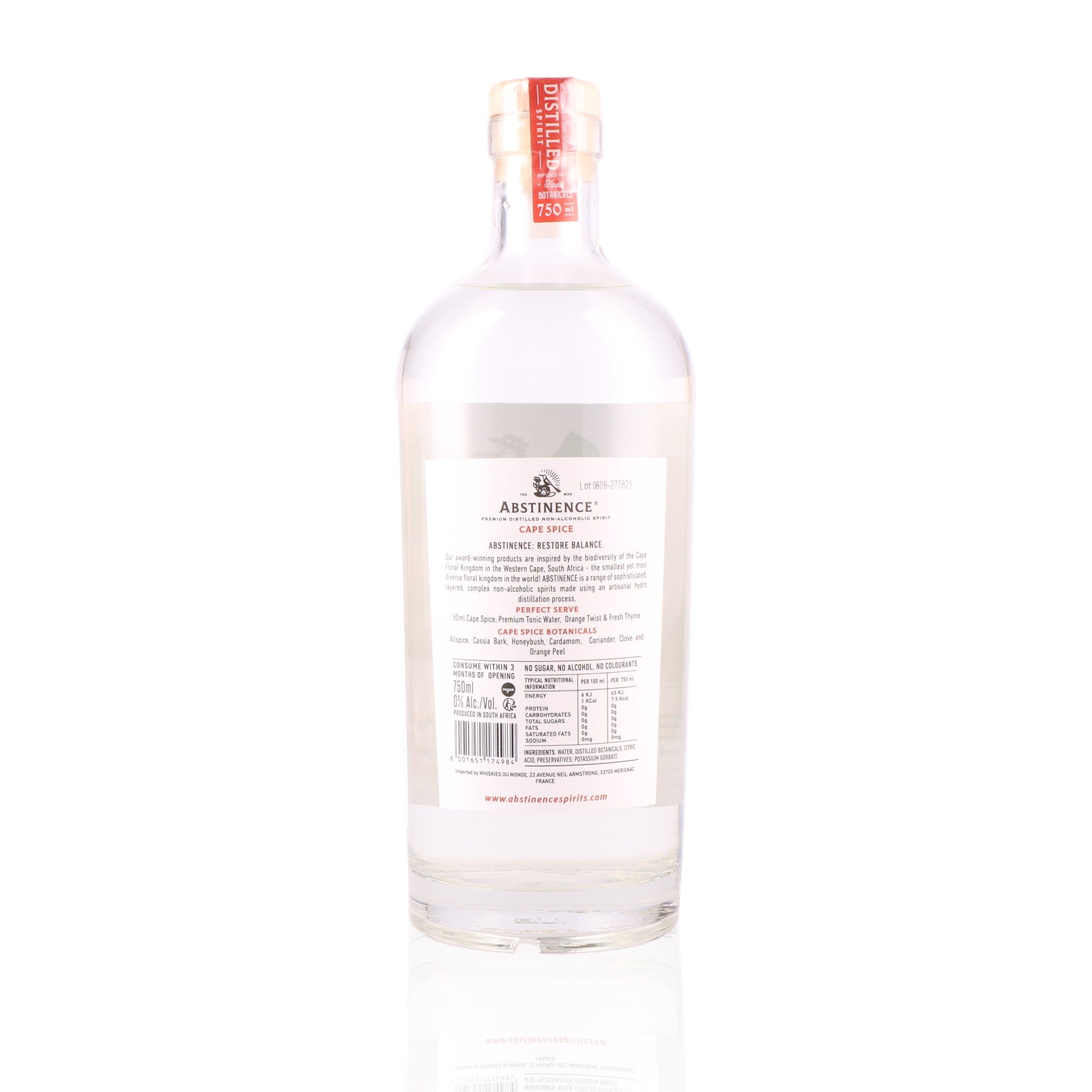 ABSTINENCE CAPE - Spice - 0%