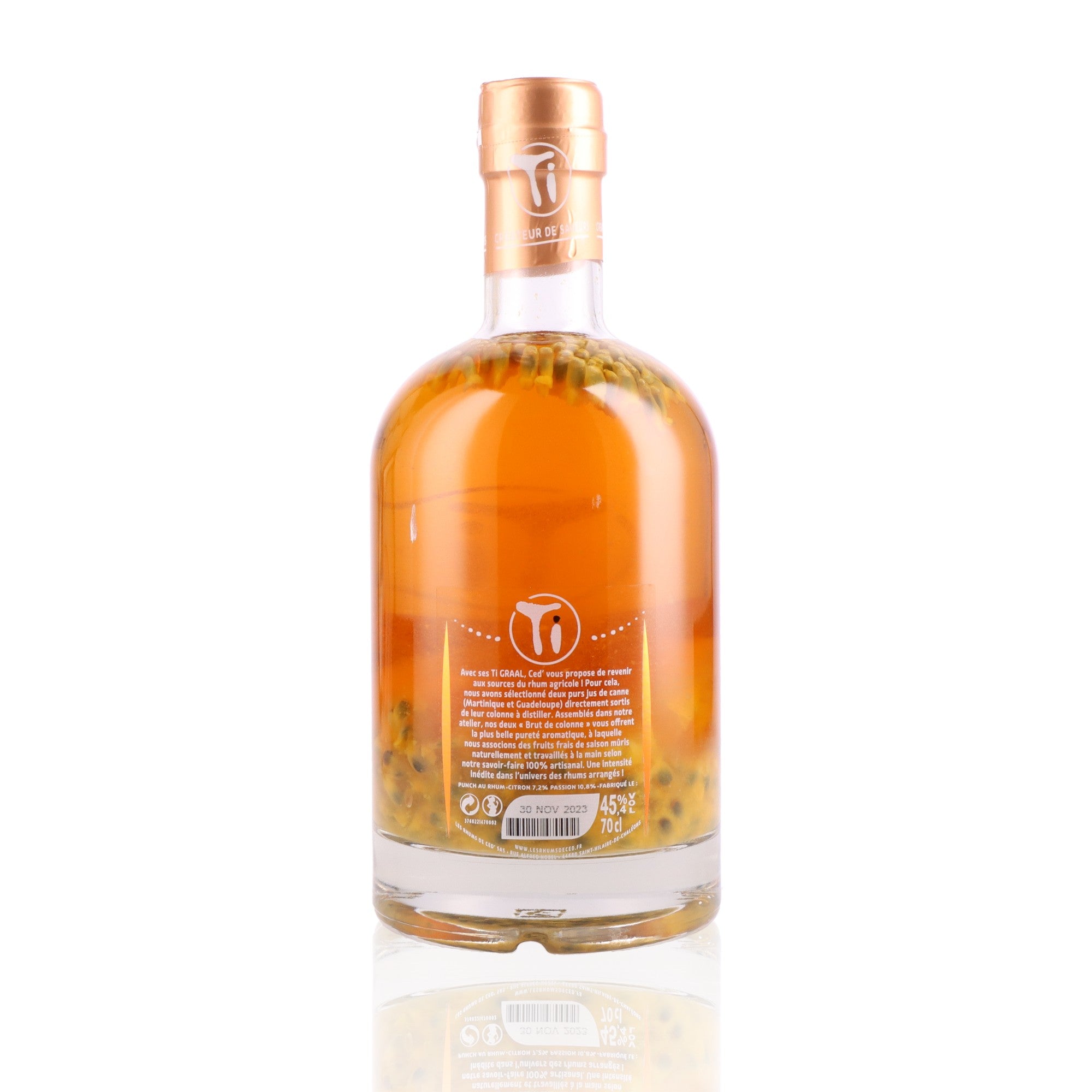 LES RHUMS DE CED' - Ti Arrangés Citron Passion - 45,4%