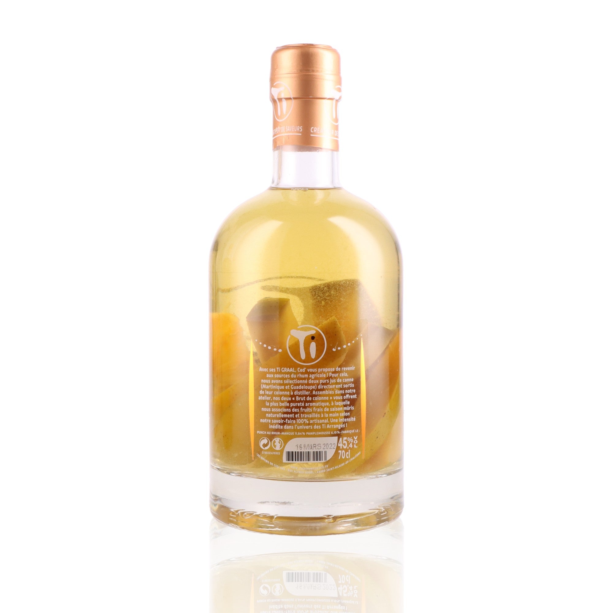 LES RHUMS DE CED' - Ti Arrangés Mangue Pamplemousse - 45,4%