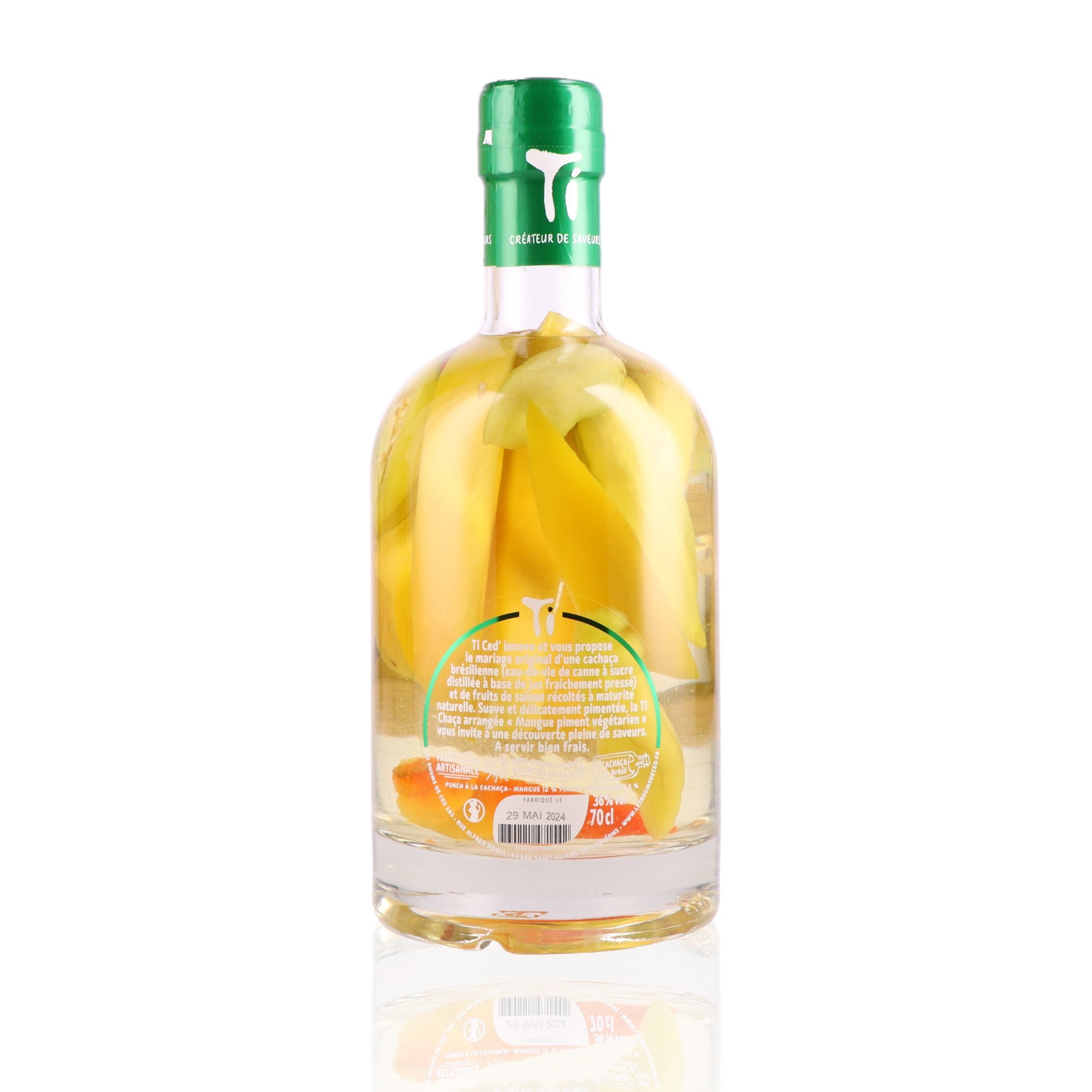 LES RHUMS DE CED' - Ti Chaça Mangue Piment Doux - 36%