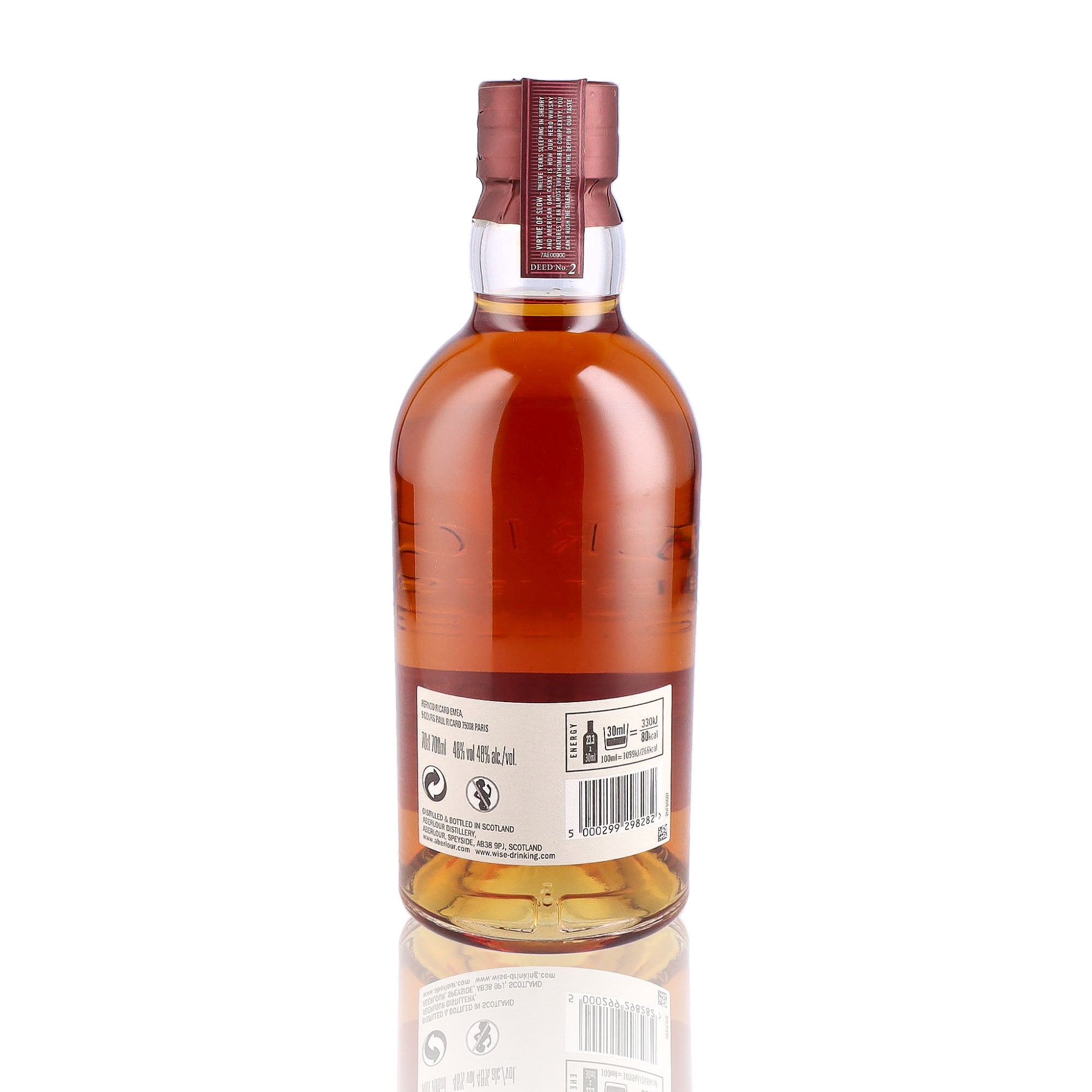 ABERLOUR - Coffret 12 ans + 2 Verres - 48%