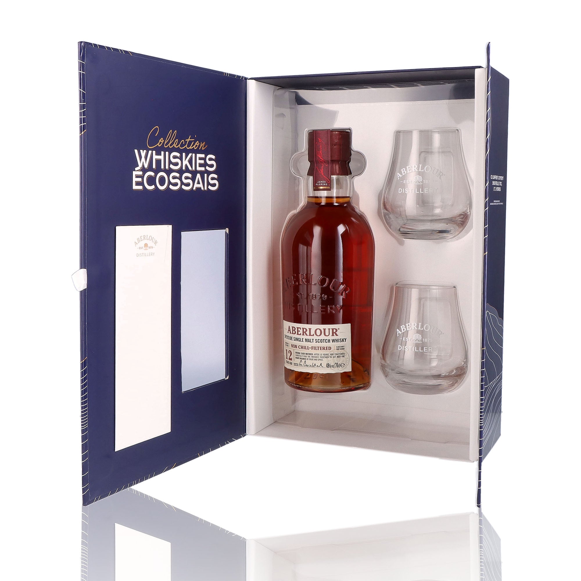 ABERLOUR - Coffret 12 ans + 2 Verres - 48%