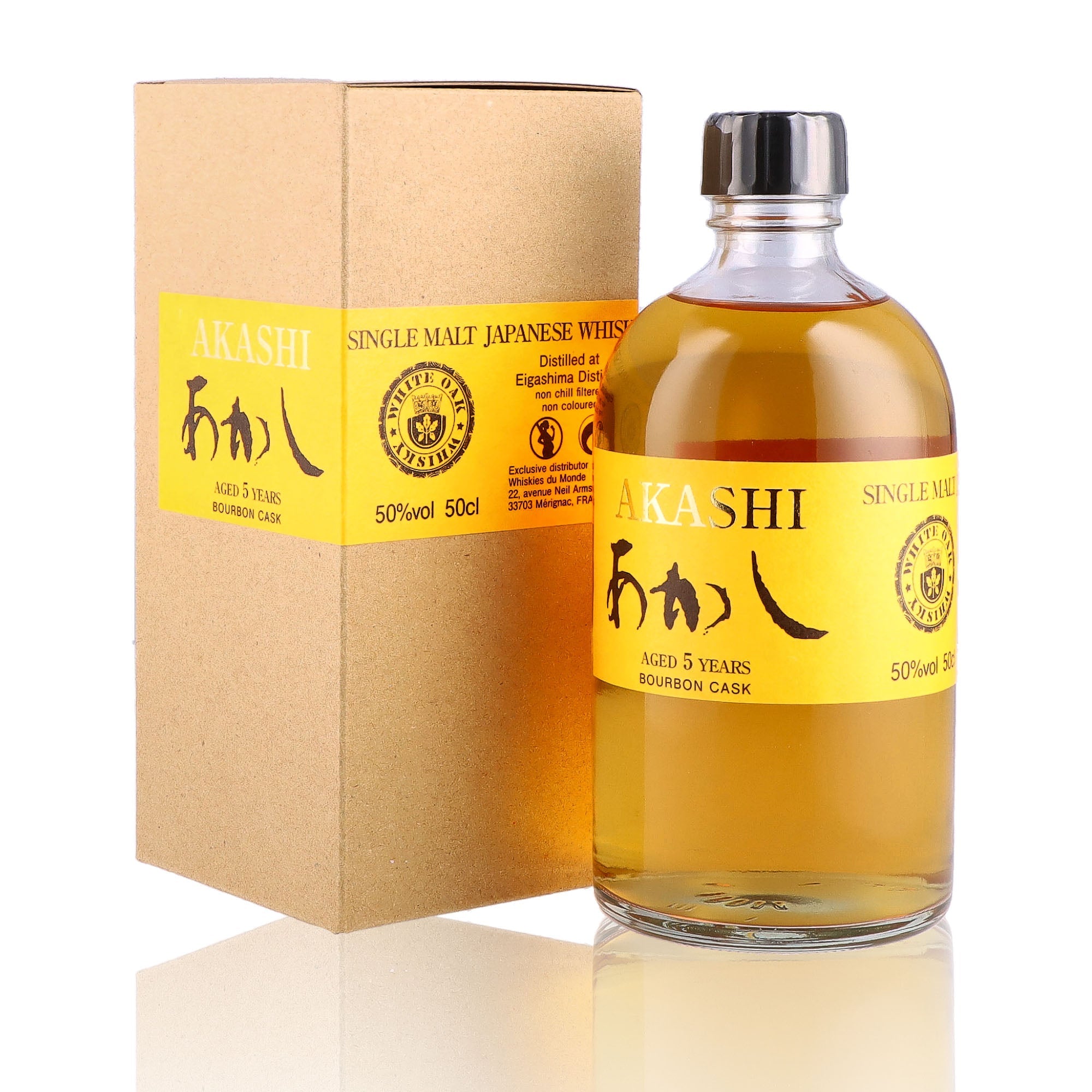 AKASHI - Bourbon Cask 5 ans - 50%