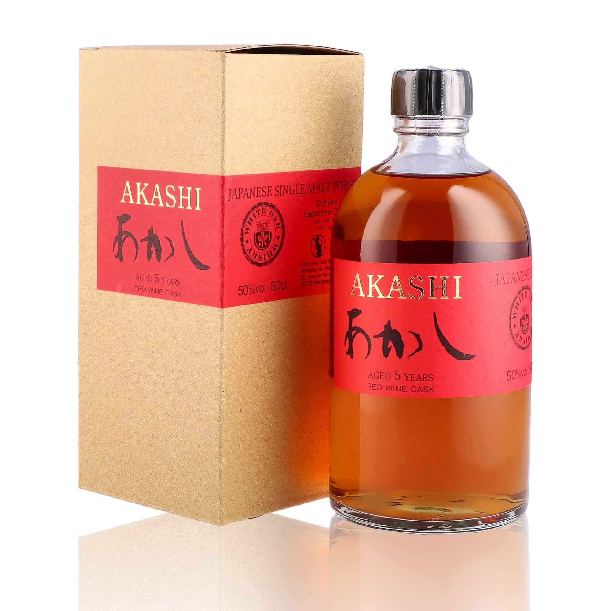 AKASHI - Red Wine Cask 5 ans - 50%