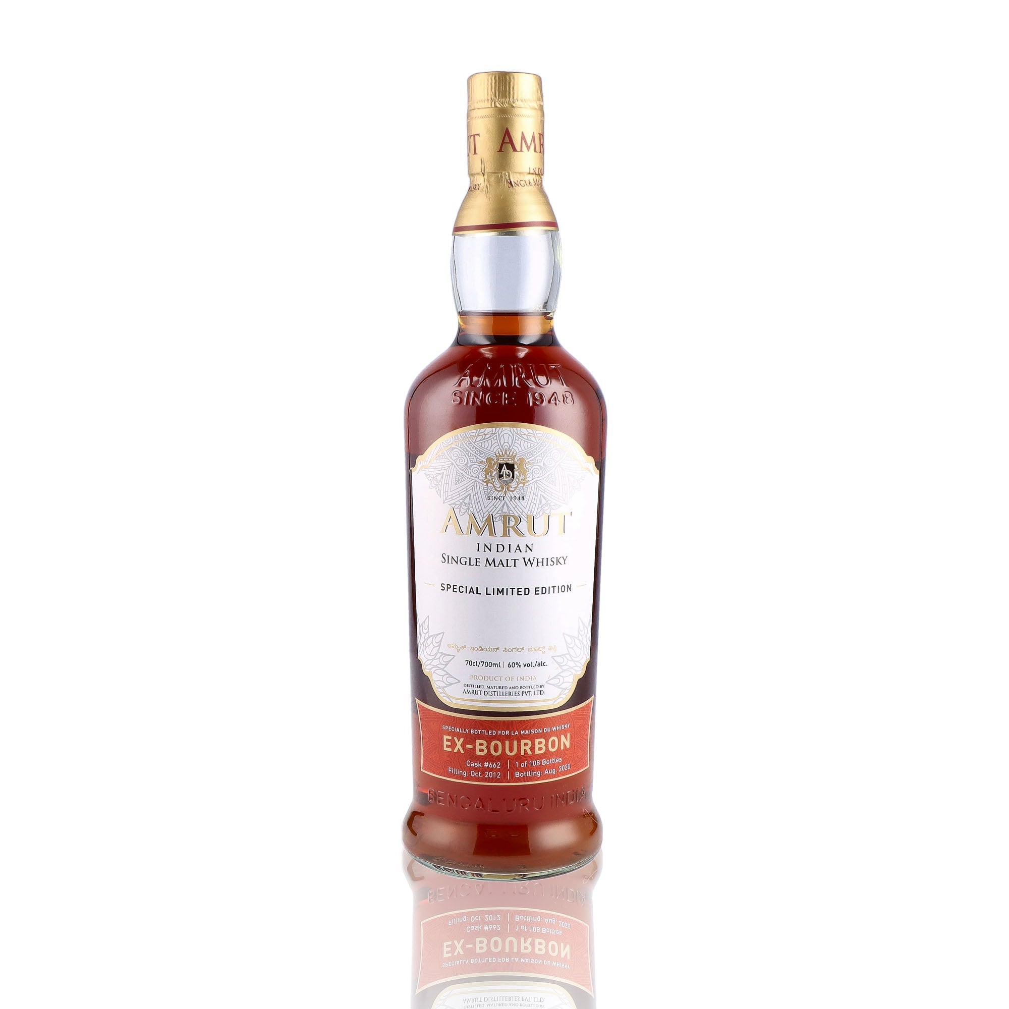 AMRUT - Ex-Bourbon Cask #662 Limited Edition - 60%