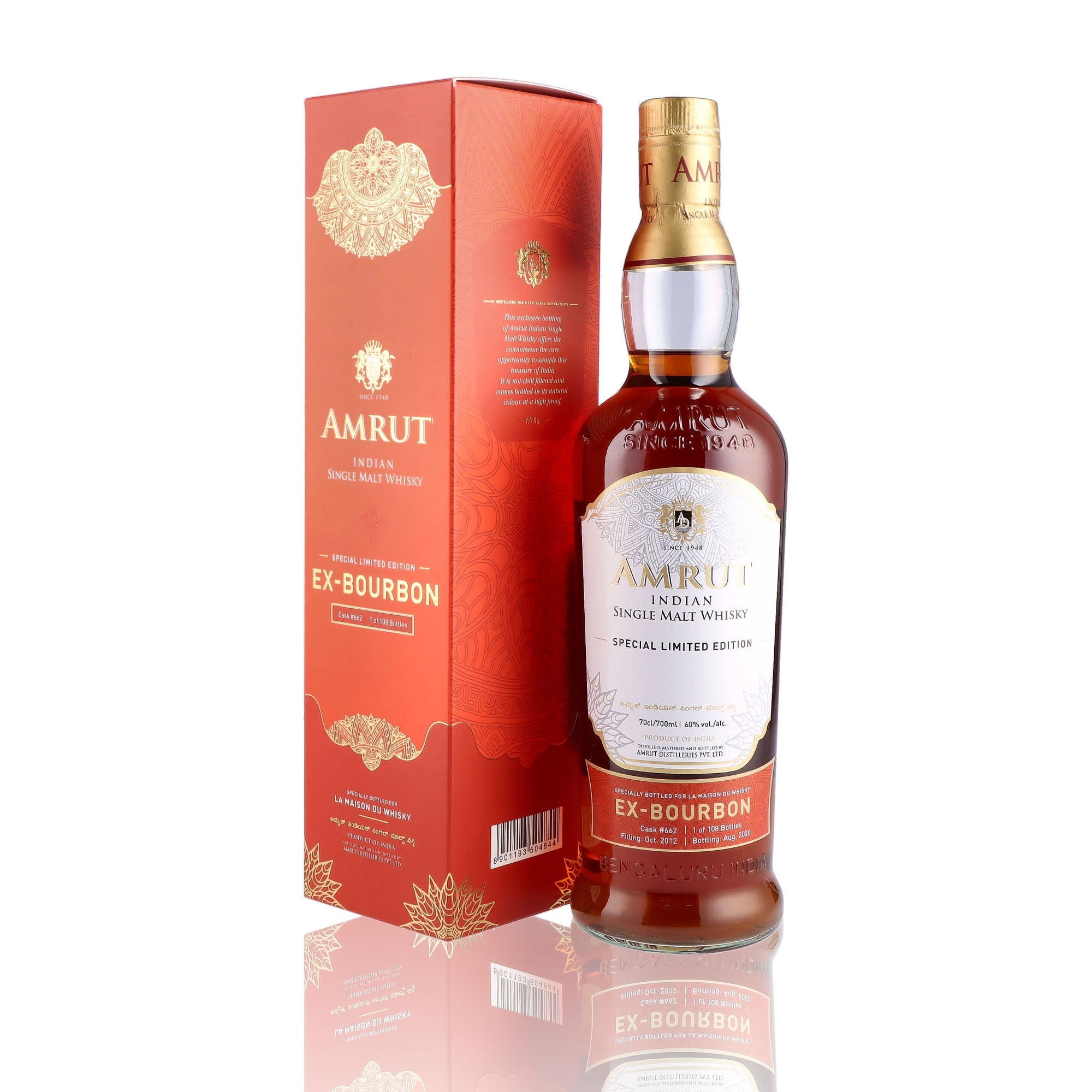 AMRUT - Ex-Bourbon Cask #662 Limited Edition - 60%