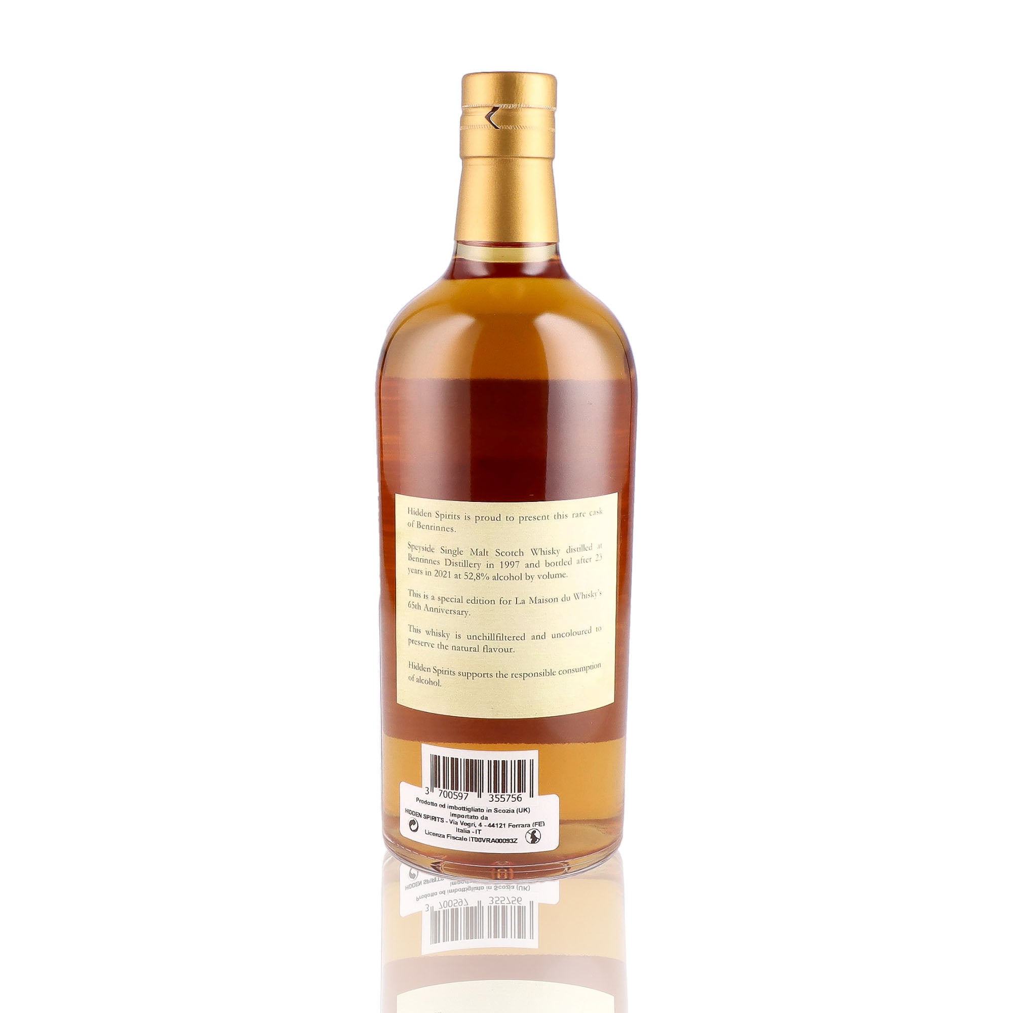 BENRINNES - Hidden Spirits 23 ans - 52,8%