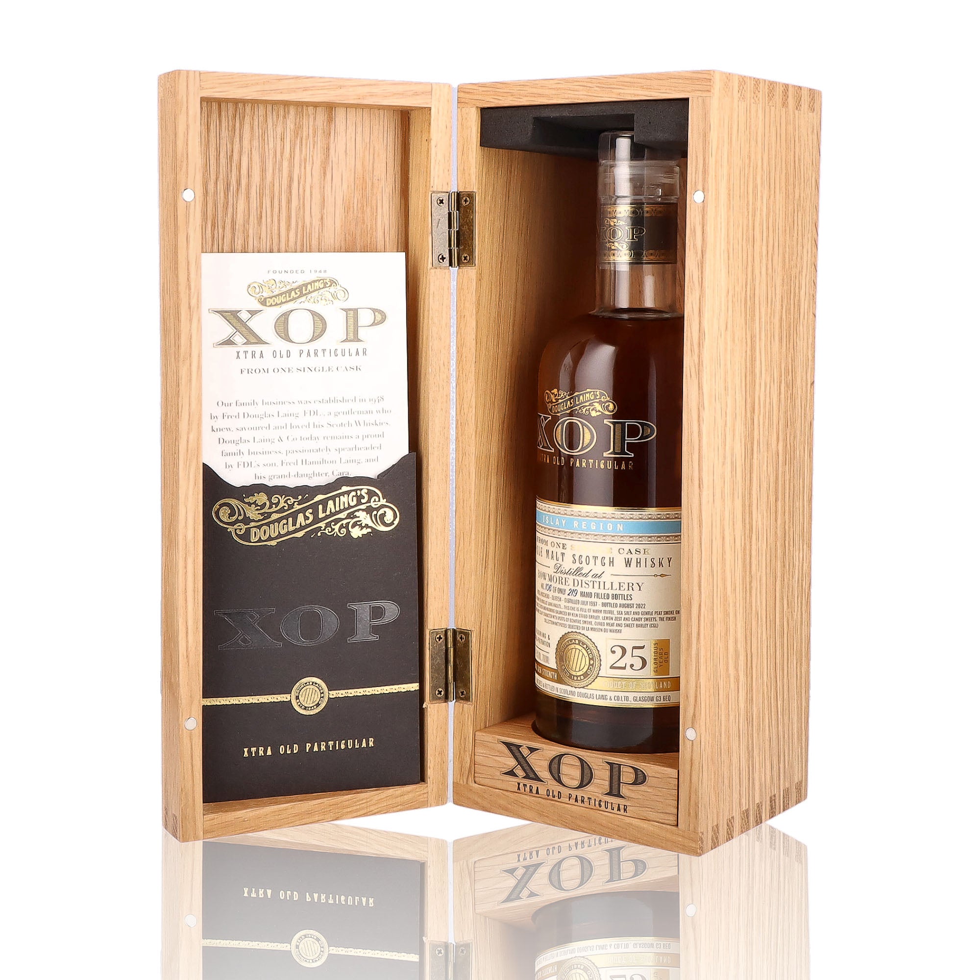 BOWMORE - 25 ans 1997 Antipodes D. Laing - 43%