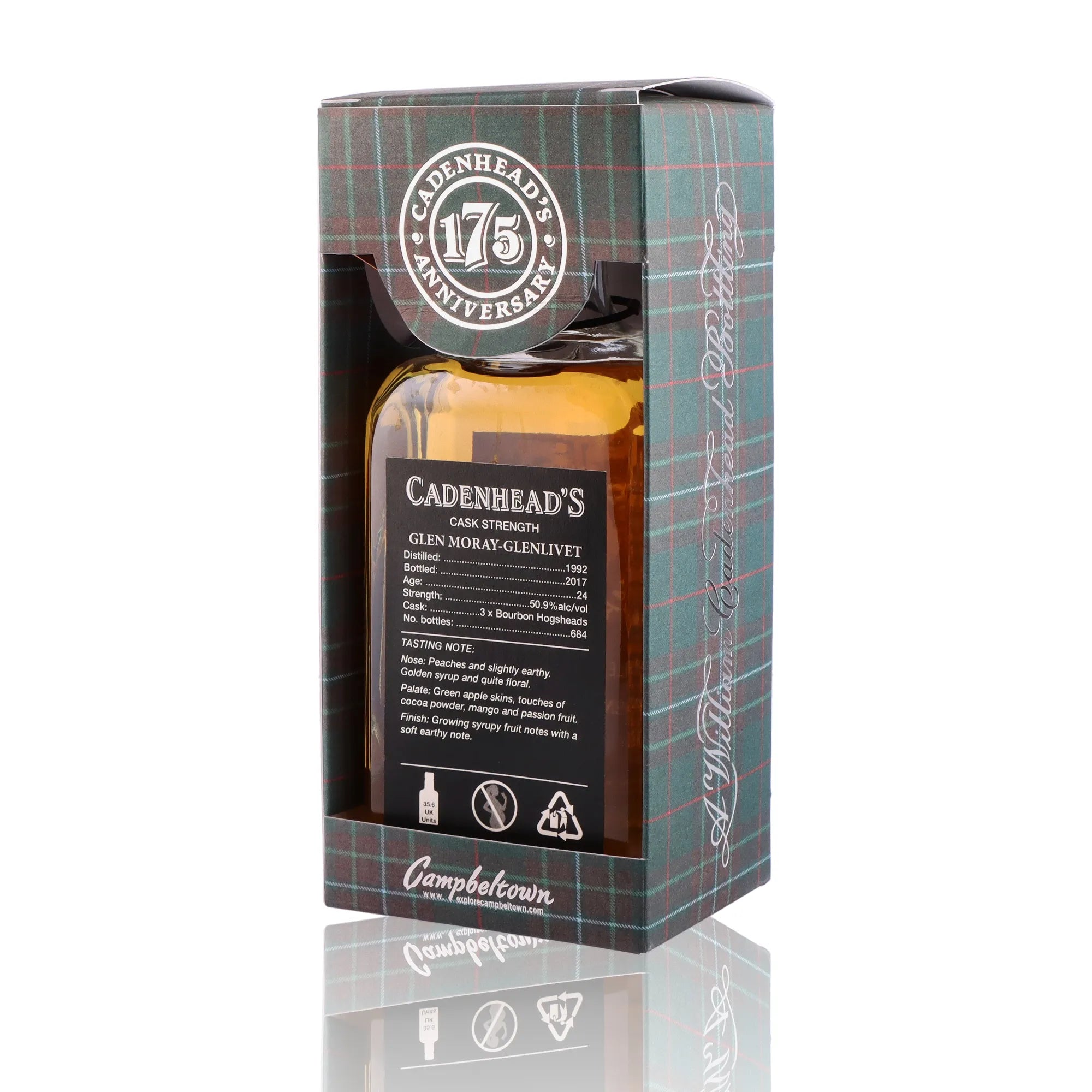 CADENHEAD'S - Glen Moray-Glenlivet 24 ans Small Batch - 50,9%