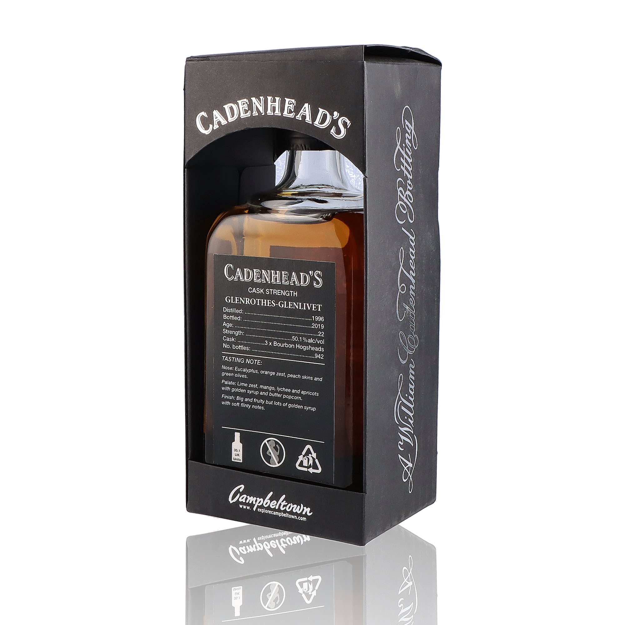 CADENHEAD'S - Glenrothes 22 ans 1996 Small Batch - 50,1%