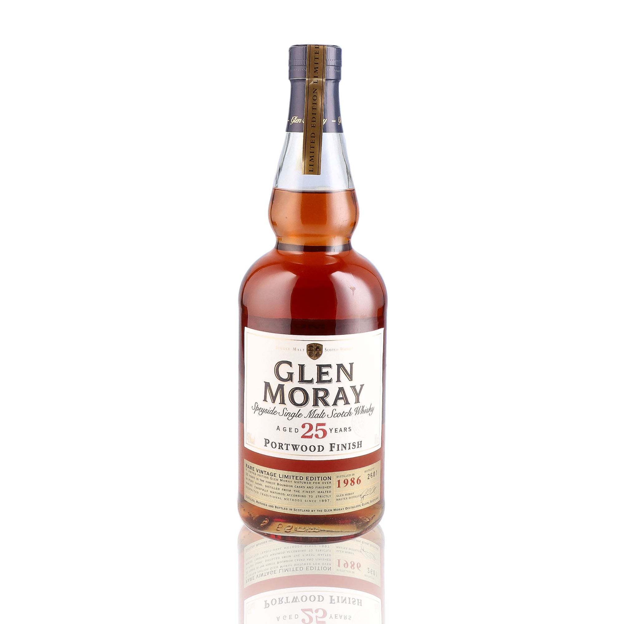 GLEN MORAY - 25 ans Portwood Finish - 43%