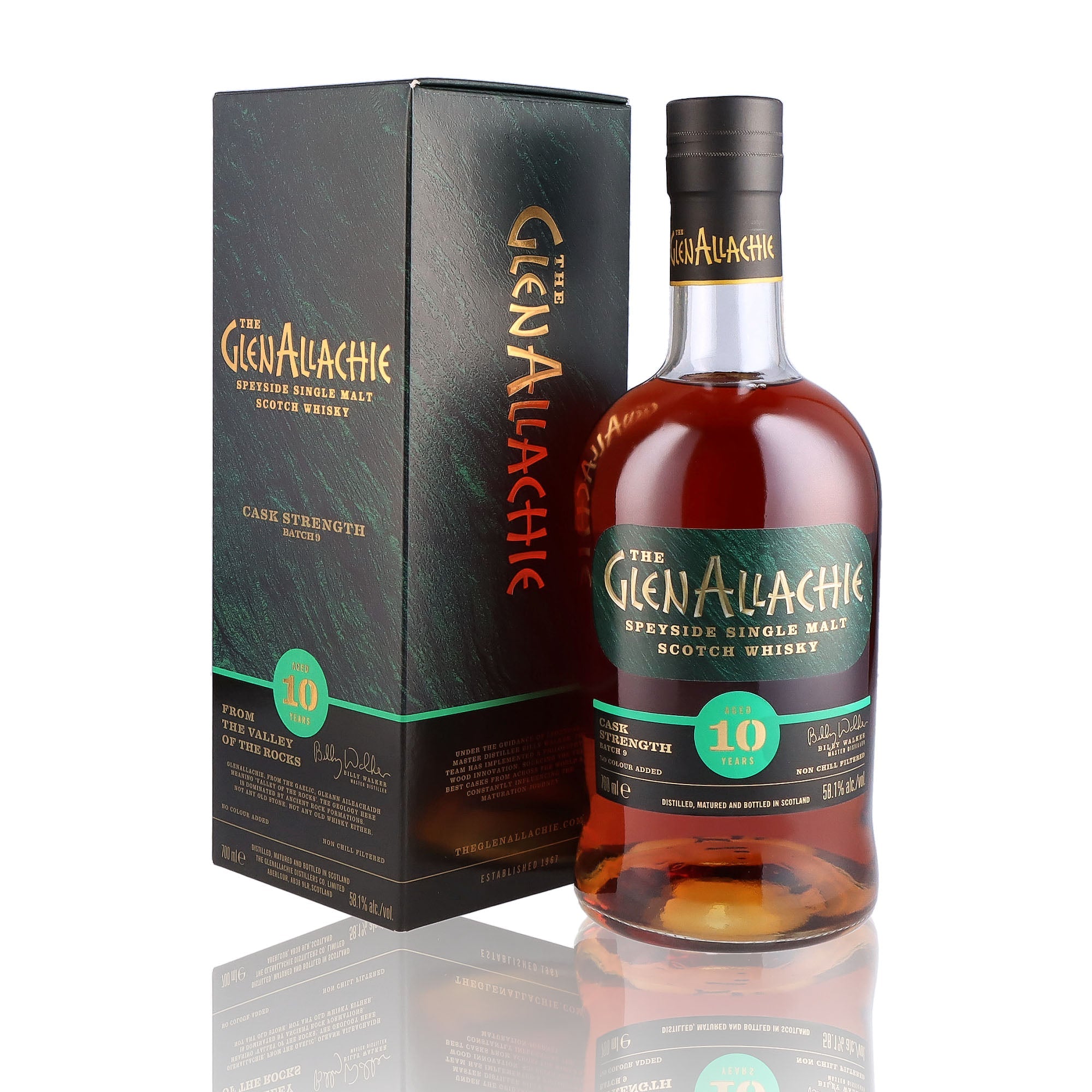GLENALLACHIE - Cask Strength Batch 9 10 ans - 58,1%