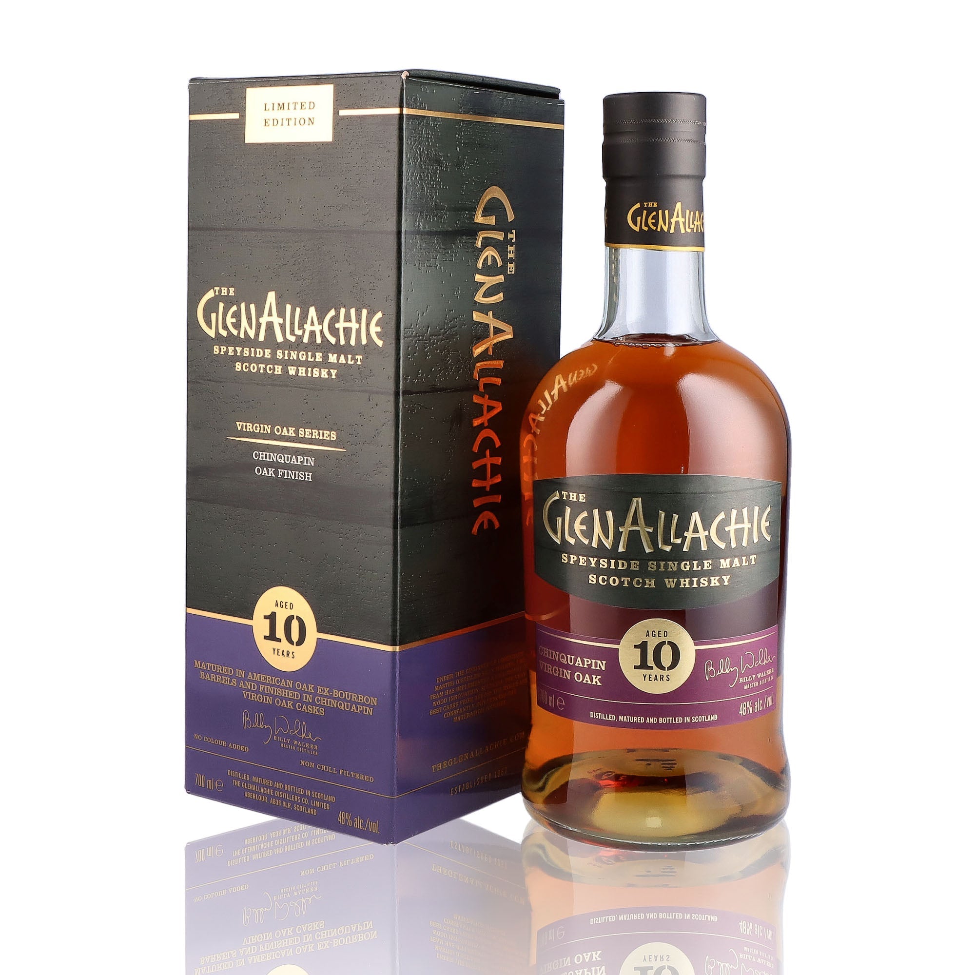 GLENALLACHIE - Chinquapin Virgin Oak Finish 10 ans - 48%