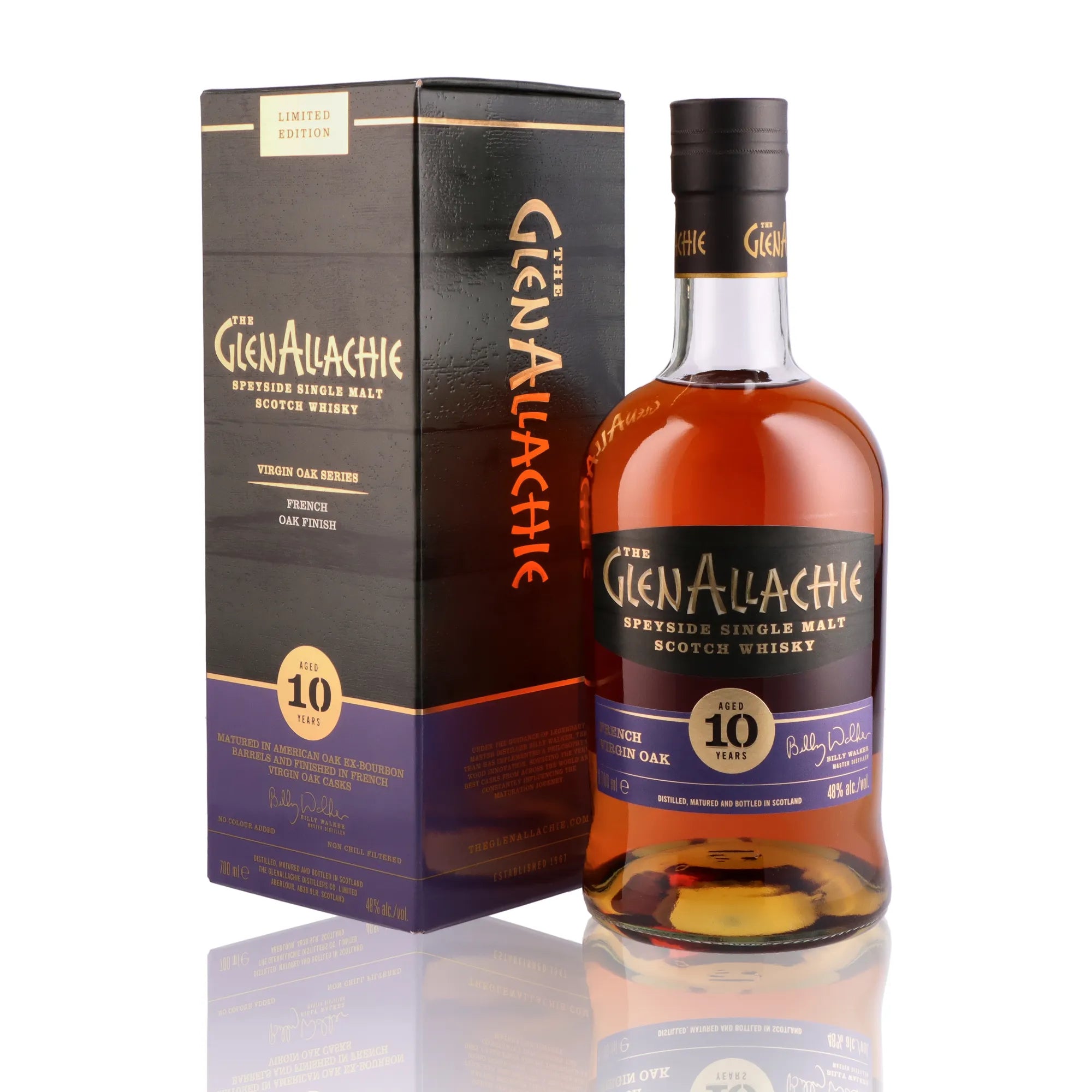 GLENALLACHIE - French Virgin Oak Finish 10 ans - 48%