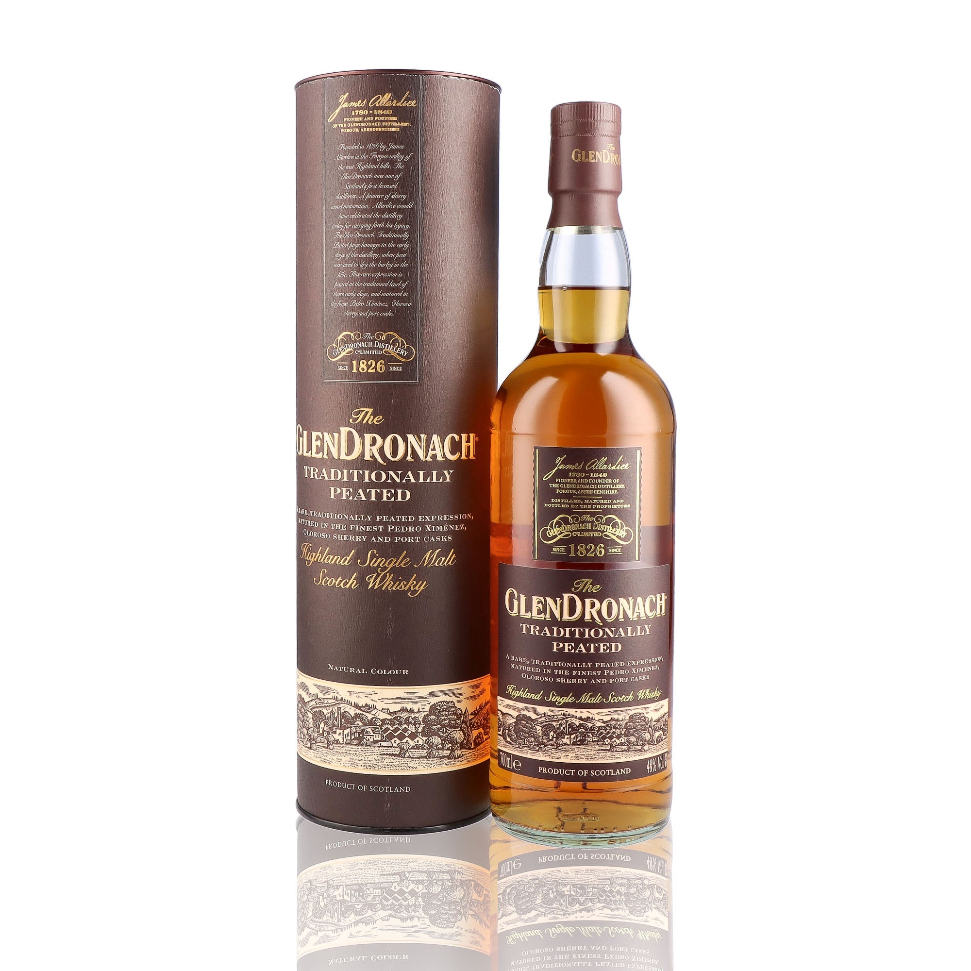GLENDRONACH - Traditionally Peated - 48%