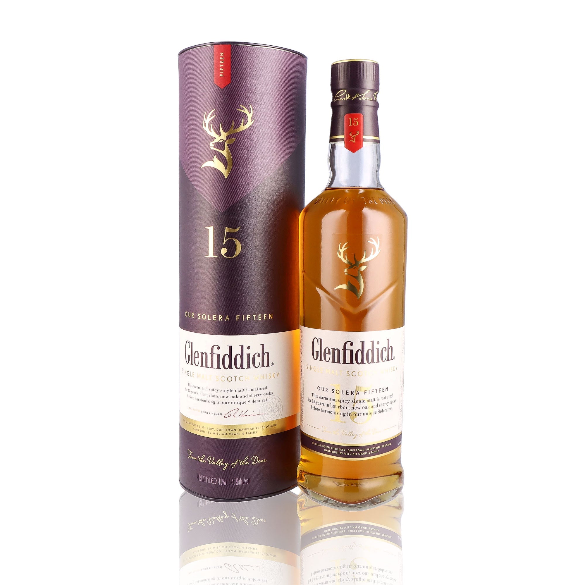GLENFIDDICH - 15 ans Solera - 40%