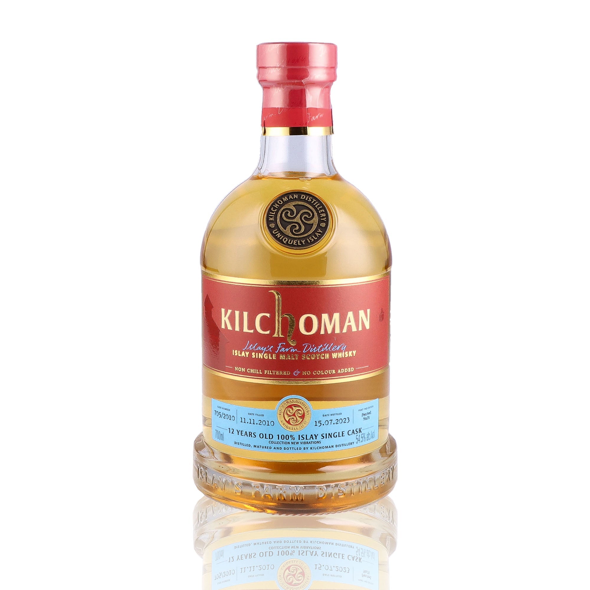 KILCHOMAN - 12 ans 100% Islay Kiln Peat - 54,5%