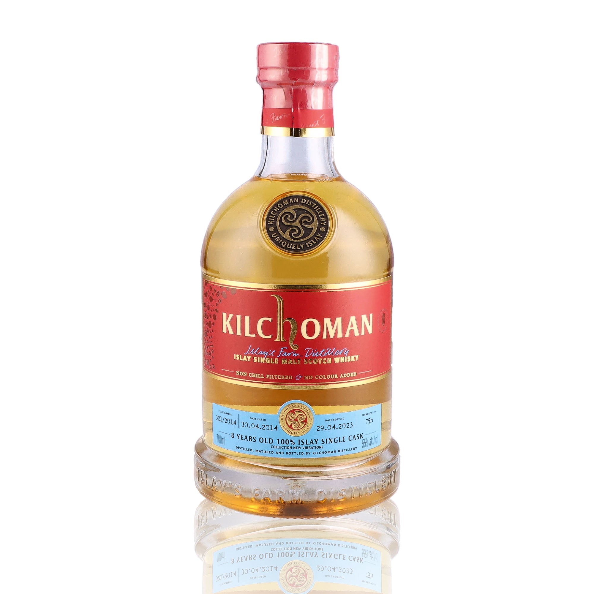 KILCHOMAN - 8 ans 100% Islay Fermentation Variation 75h - 55%