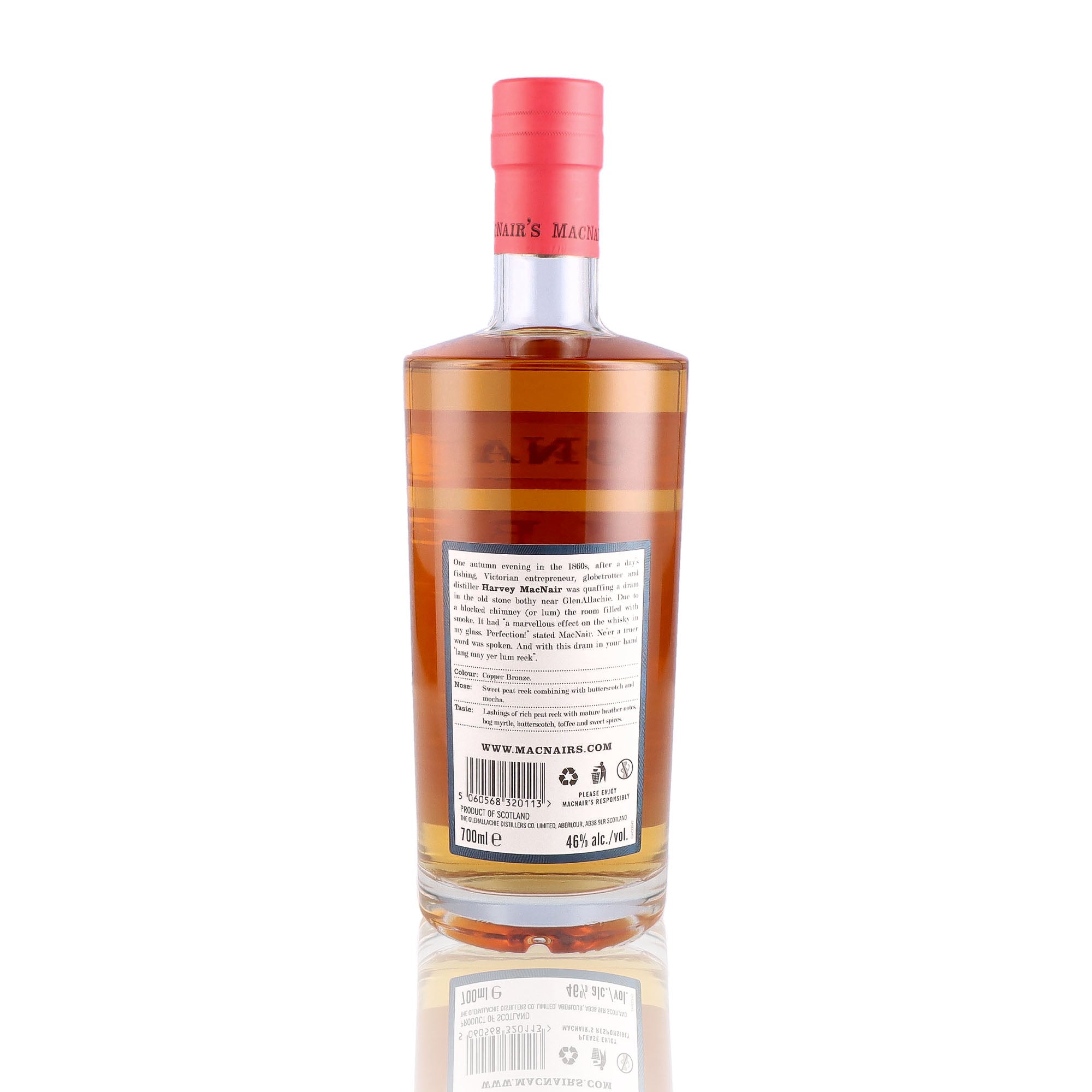 MACNAIR'S - Lum Reek Peated 12 ans - 46%