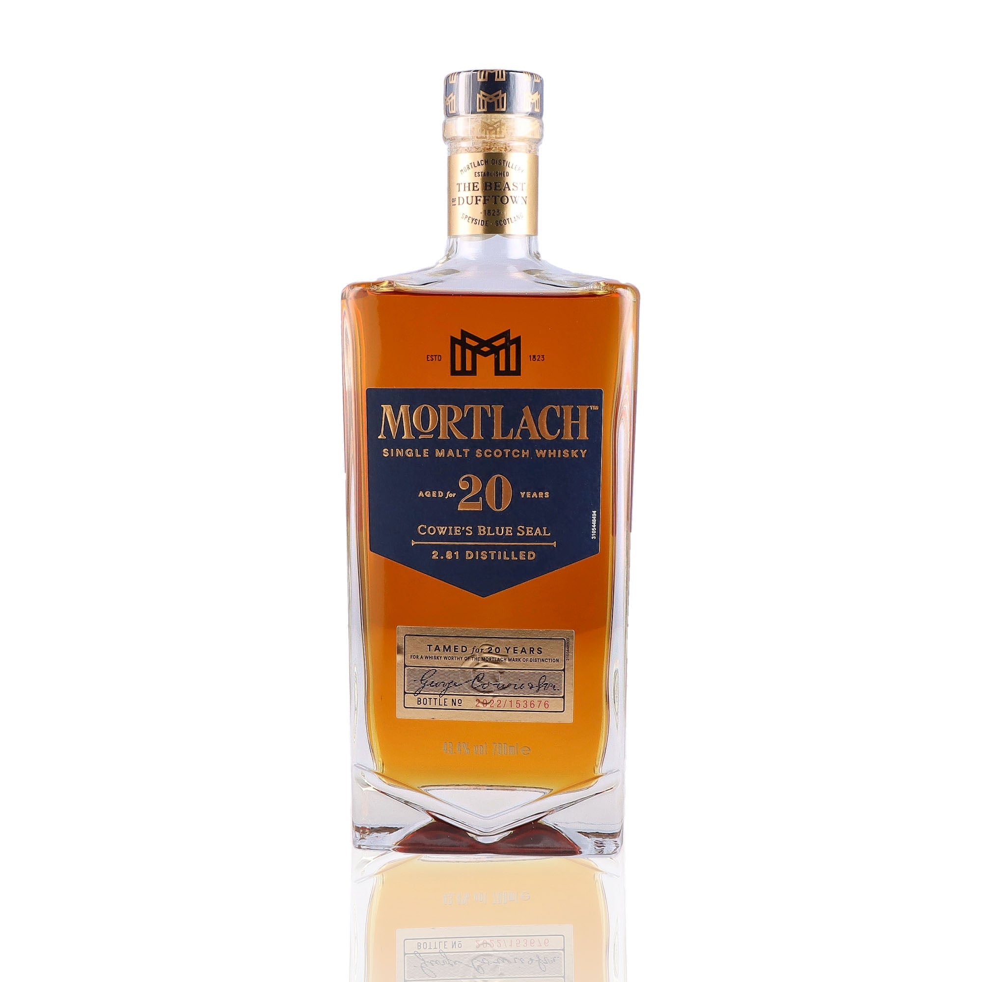MORTLACH - 20 ans Cowie's Blue Seal - 43,4%