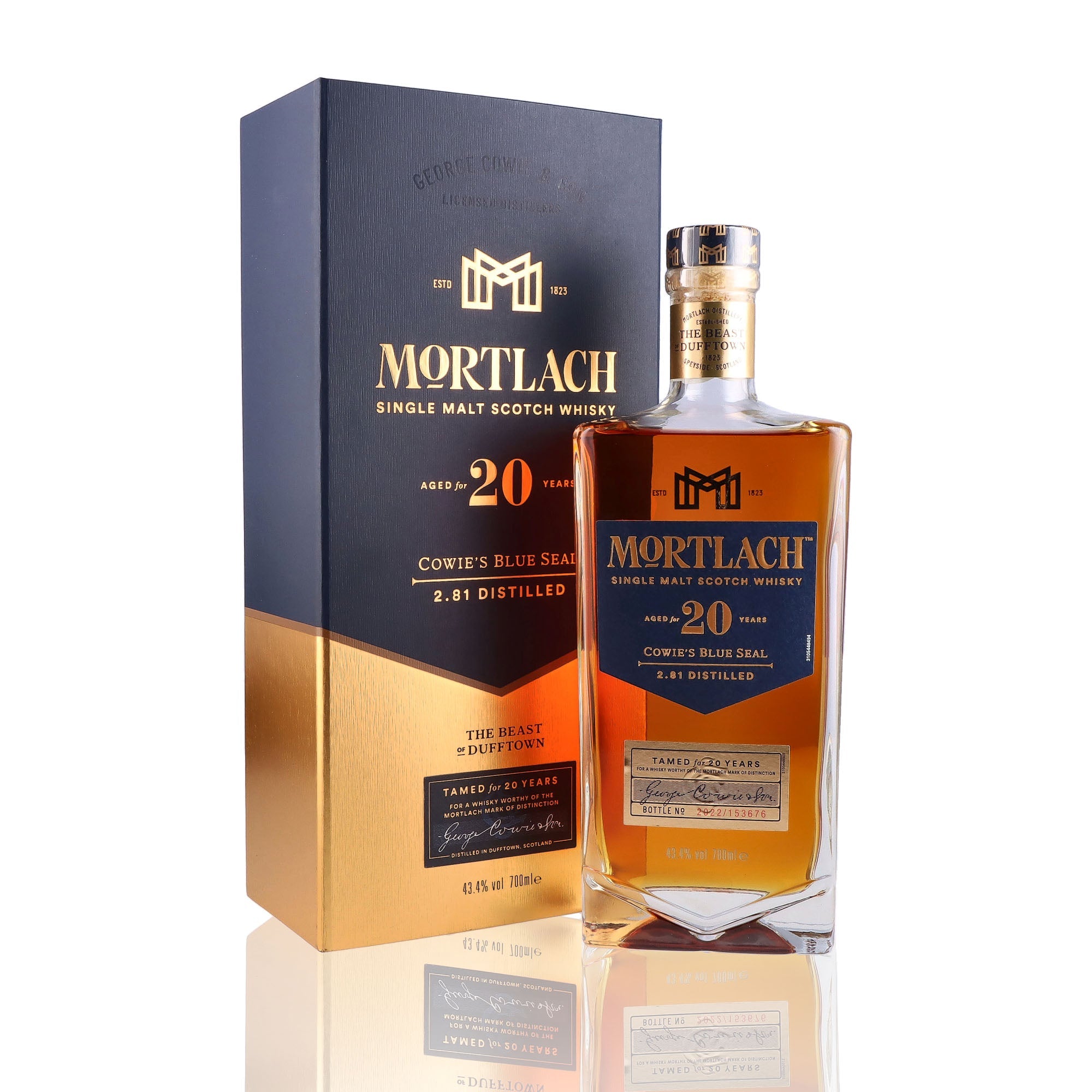 MORTLACH - 20 ans Cowie's Blue Seal - 43,4%