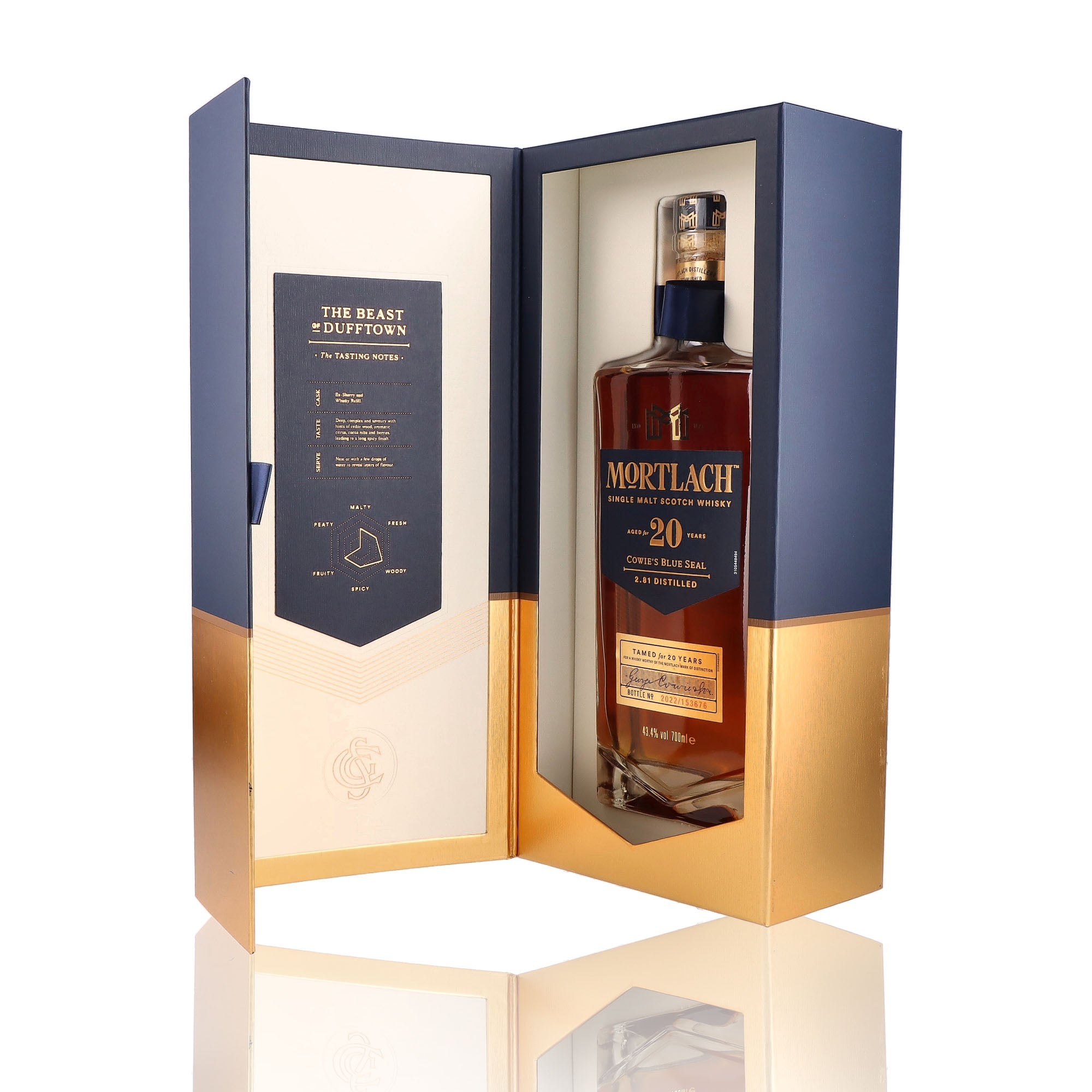 MORTLACH - 20 ans Cowie's Blue Seal - 43,4%