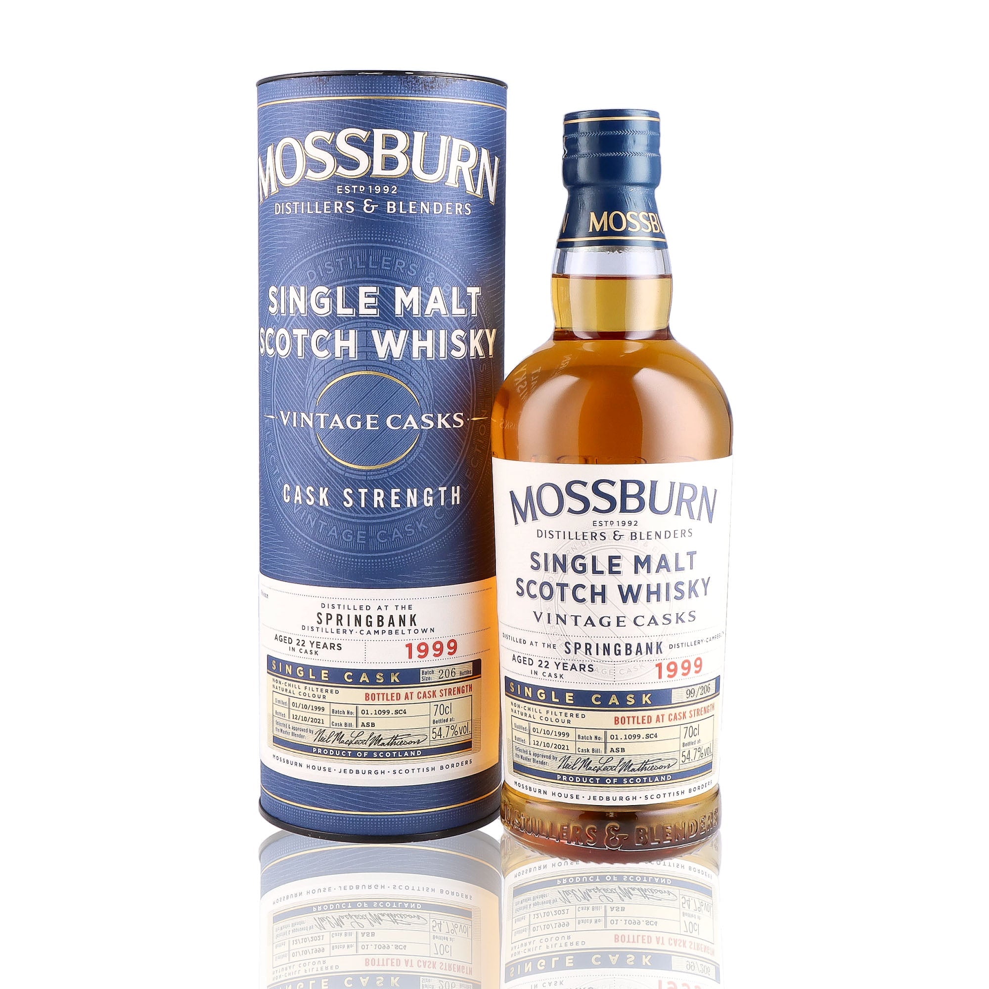 MOSSBURN - Springbank Single Cask 22 ans - 54,7%