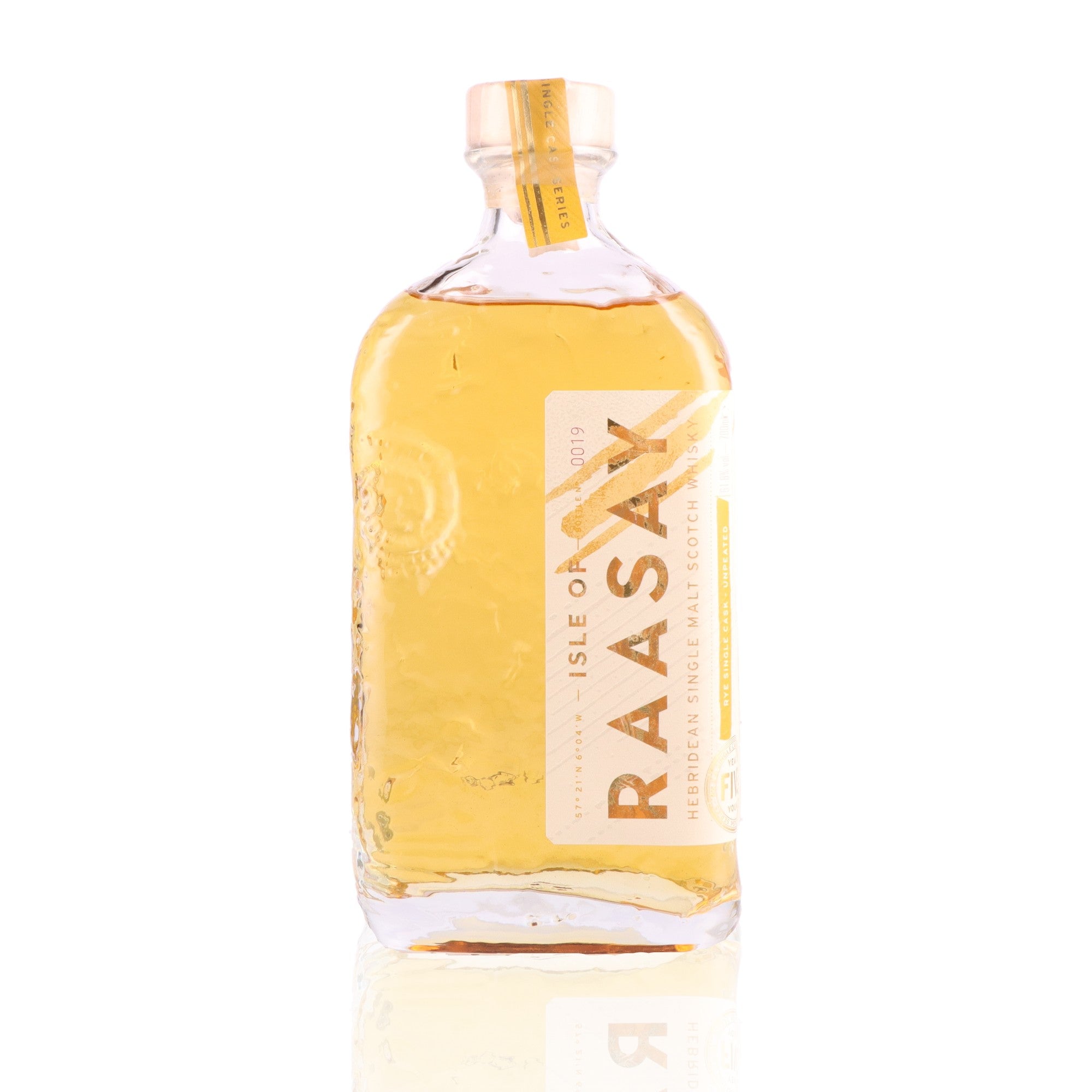 ISLE OF RAASAY - 5 ans Unpeated Ex-Rye - 61,8%
