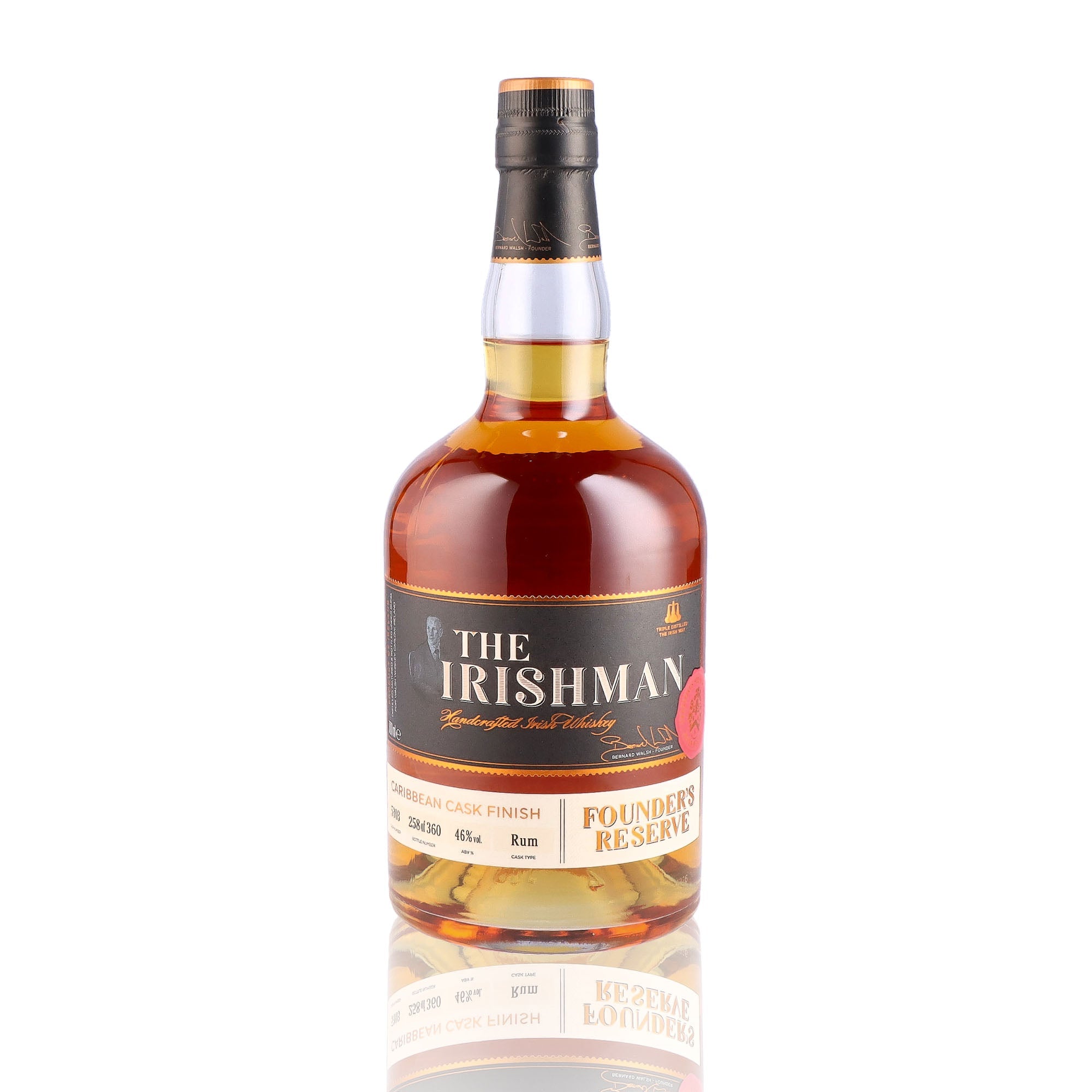 THE IRISHMAN - Founder's Reserve Caribbean Cask Finish - 46%