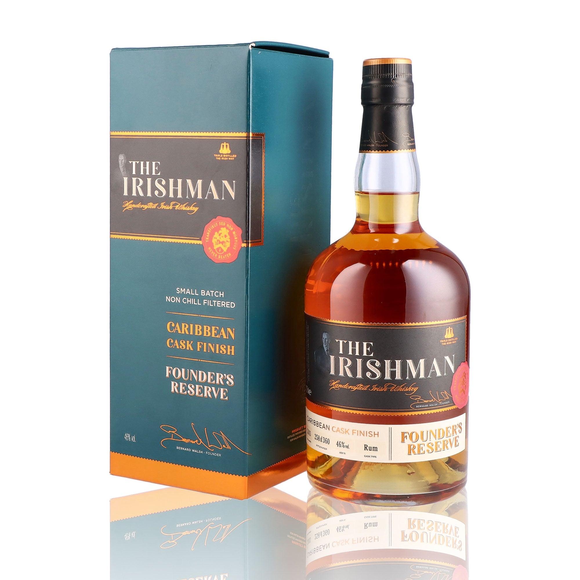 THE IRISHMAN - Founder's Reserve Caribbean Cask Finish - 46%