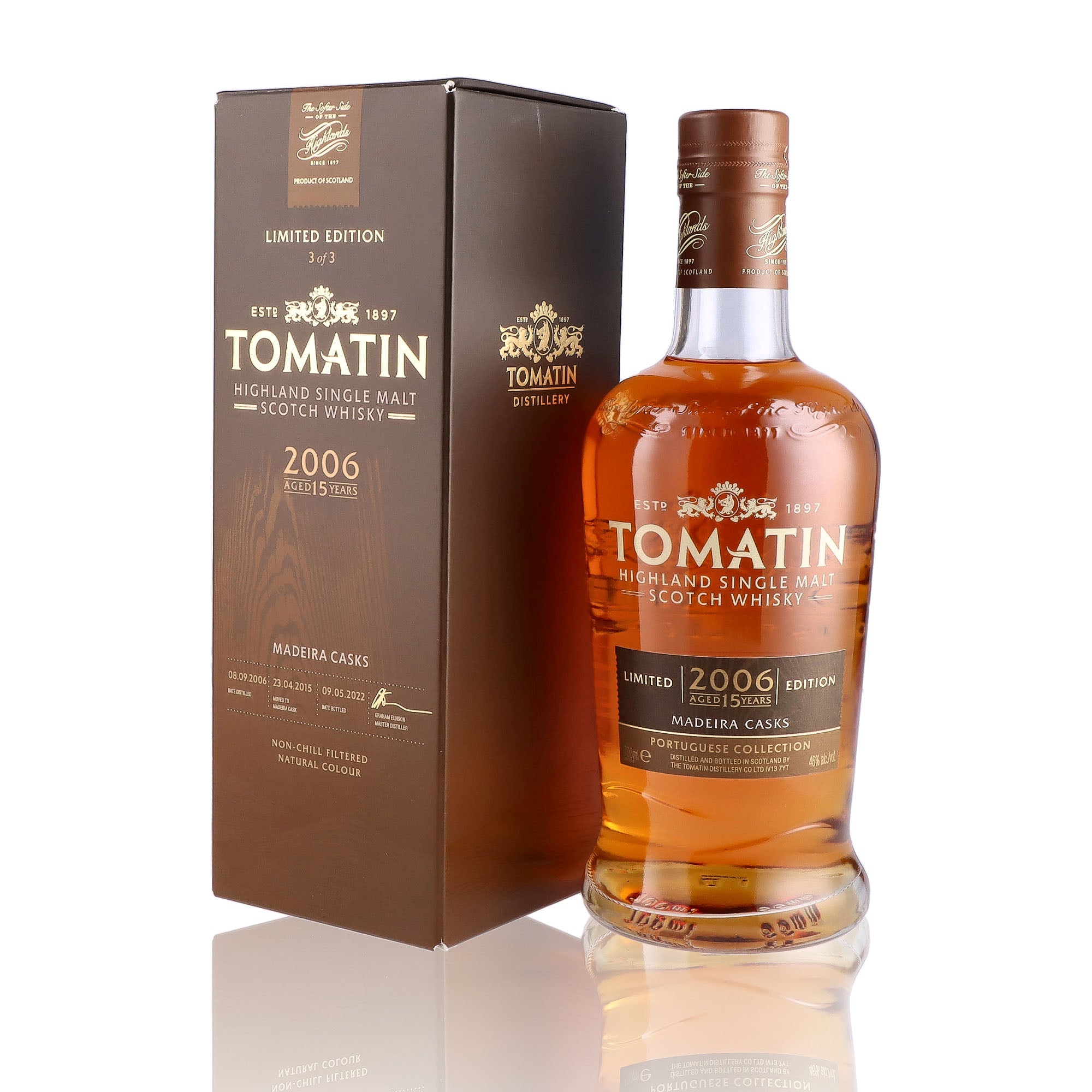 TOMATIN - Madeira Finish 15 ans - 46%