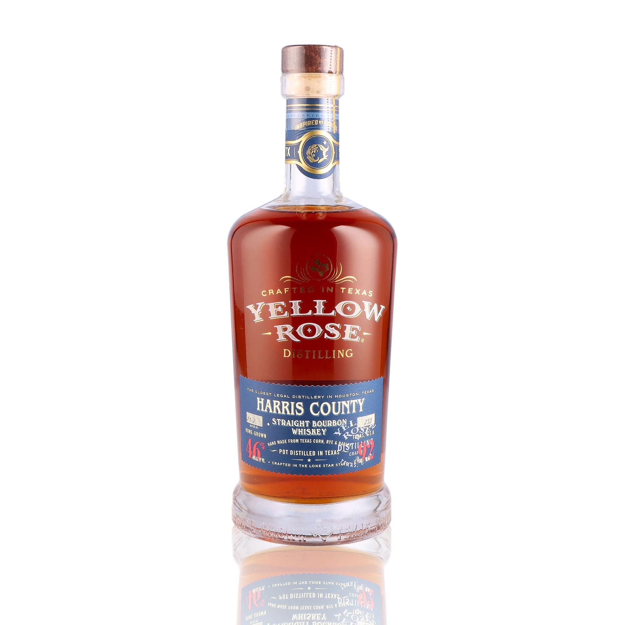 YELLOW ROSE - Harris County Bourbon - 46%