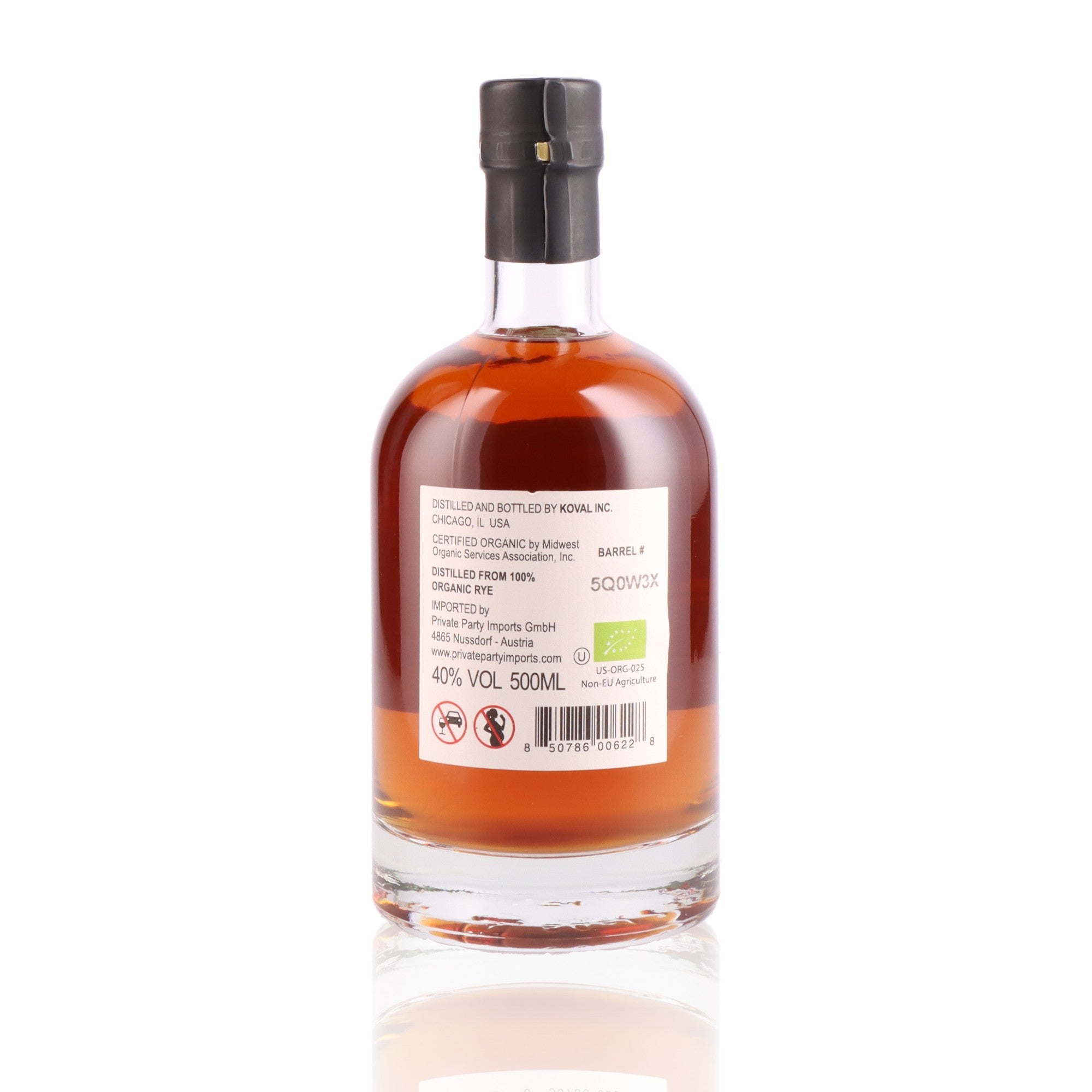 KOVAL - Rye Single Barrel - 40%