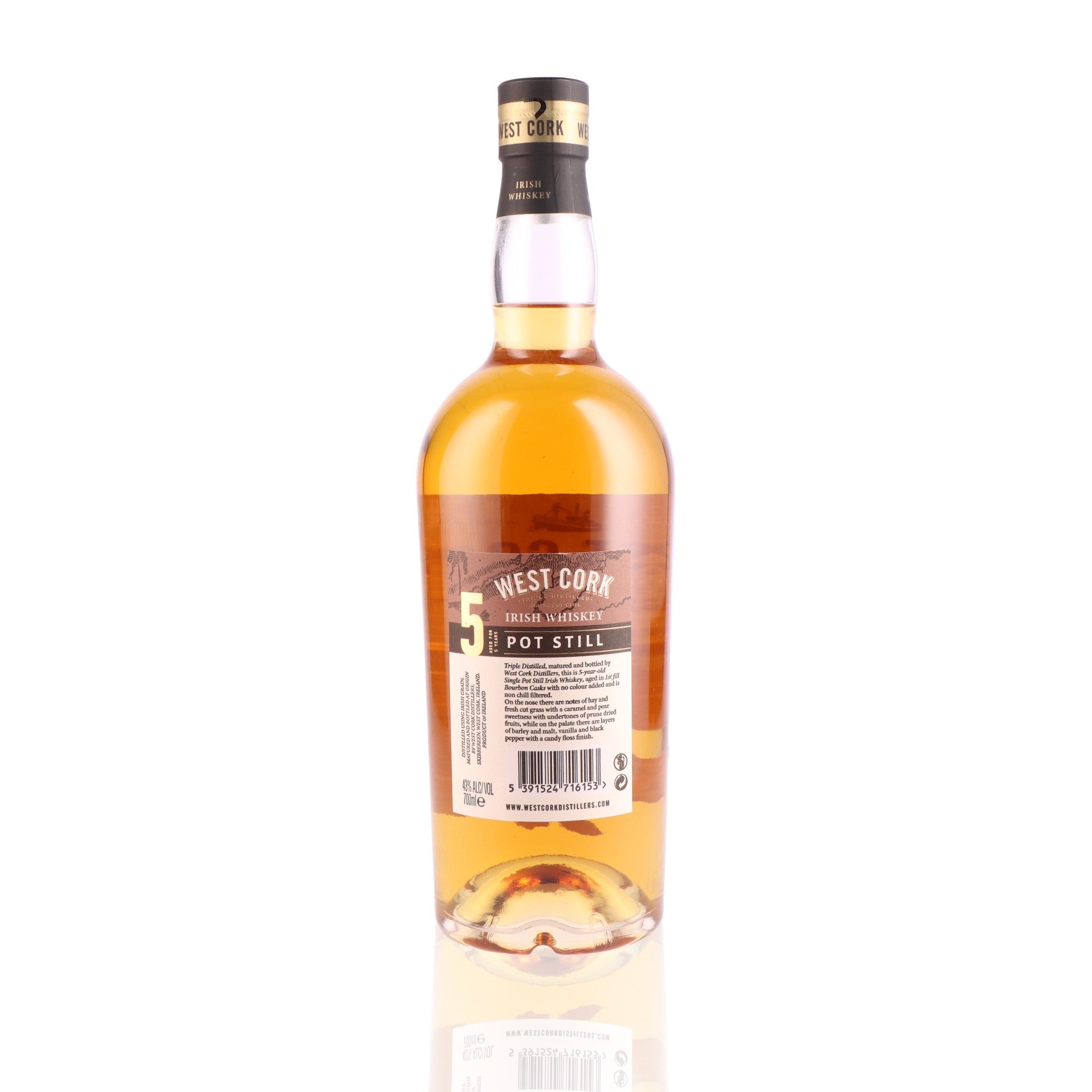 WEST CORK - 5 ans Pot Still - 46%