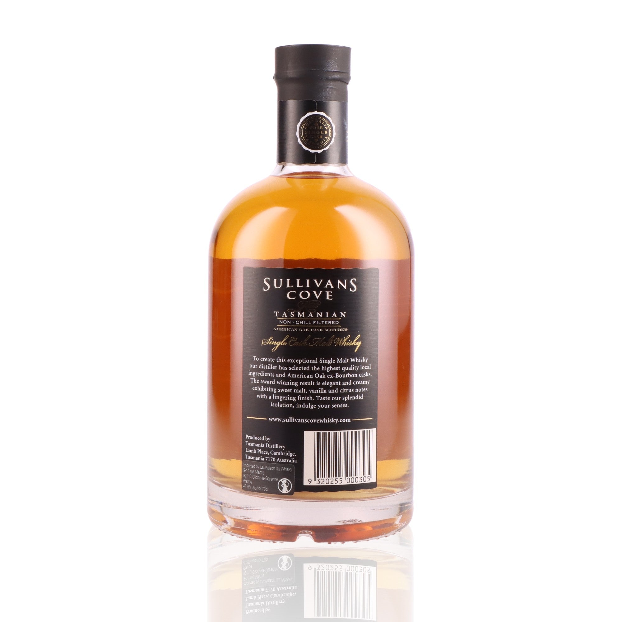SULLIVANS COVE - Tasmanian - 47,5%