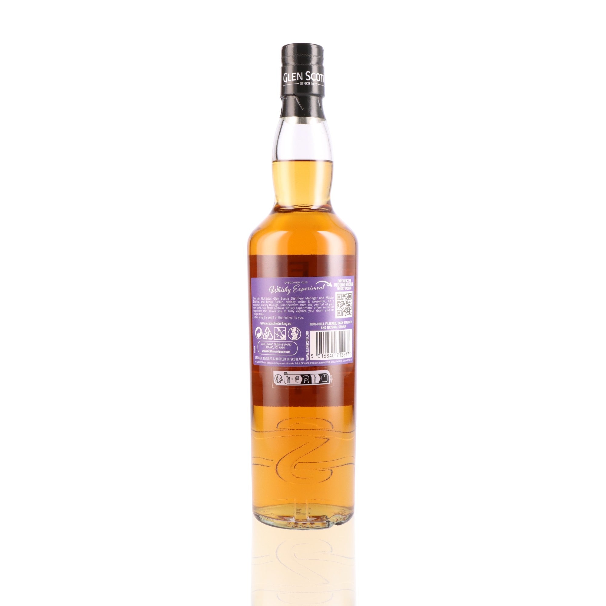 GLEN SCOTIA - 11 ans Peated White Port Finish 2023 - 54,7%