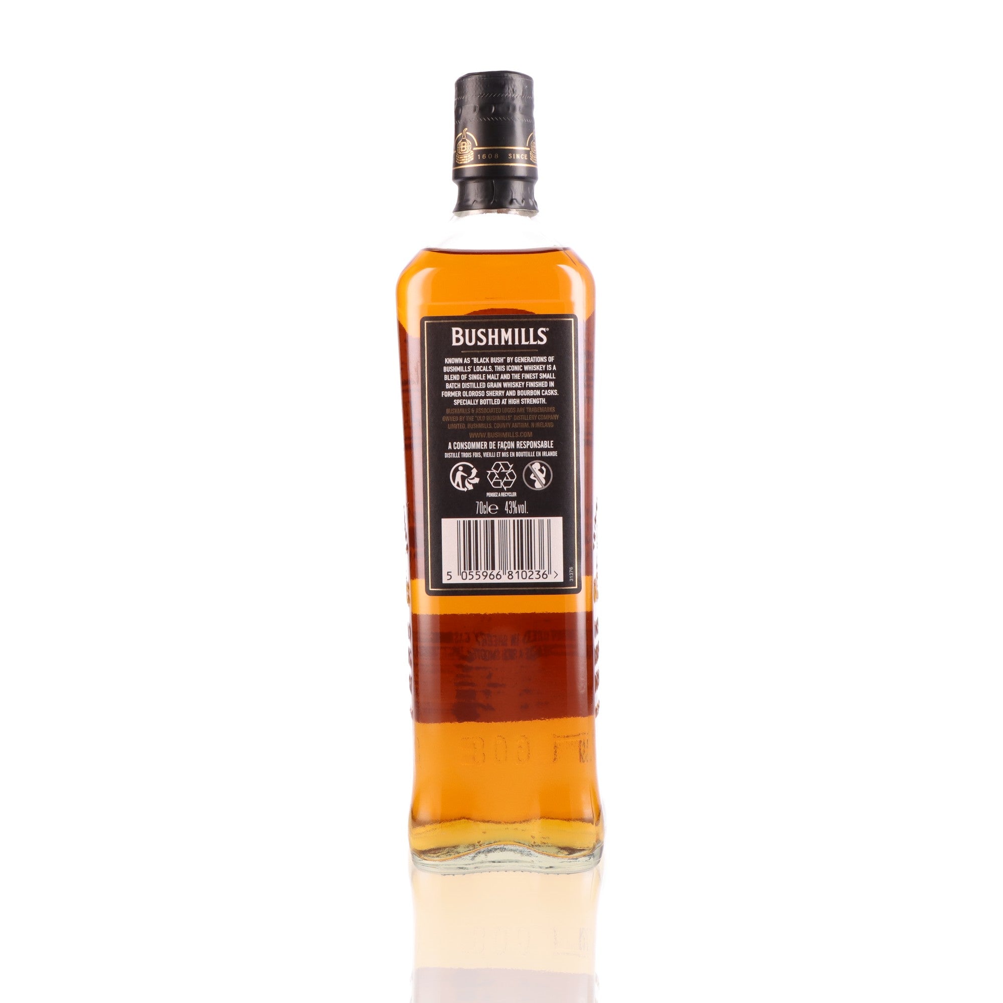 BUSHMILLS - Black Bush - 43%