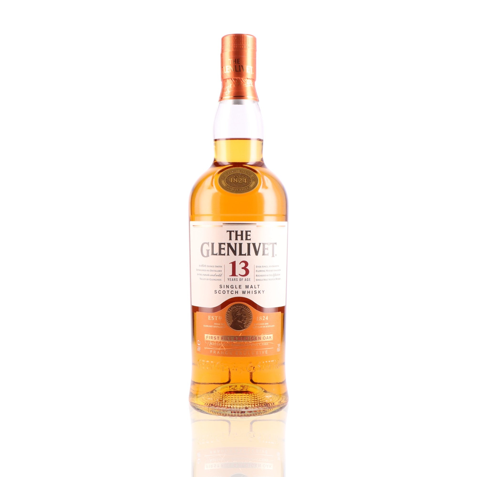 GLENLIVET - 13 ans First Fill American Oak - 40%