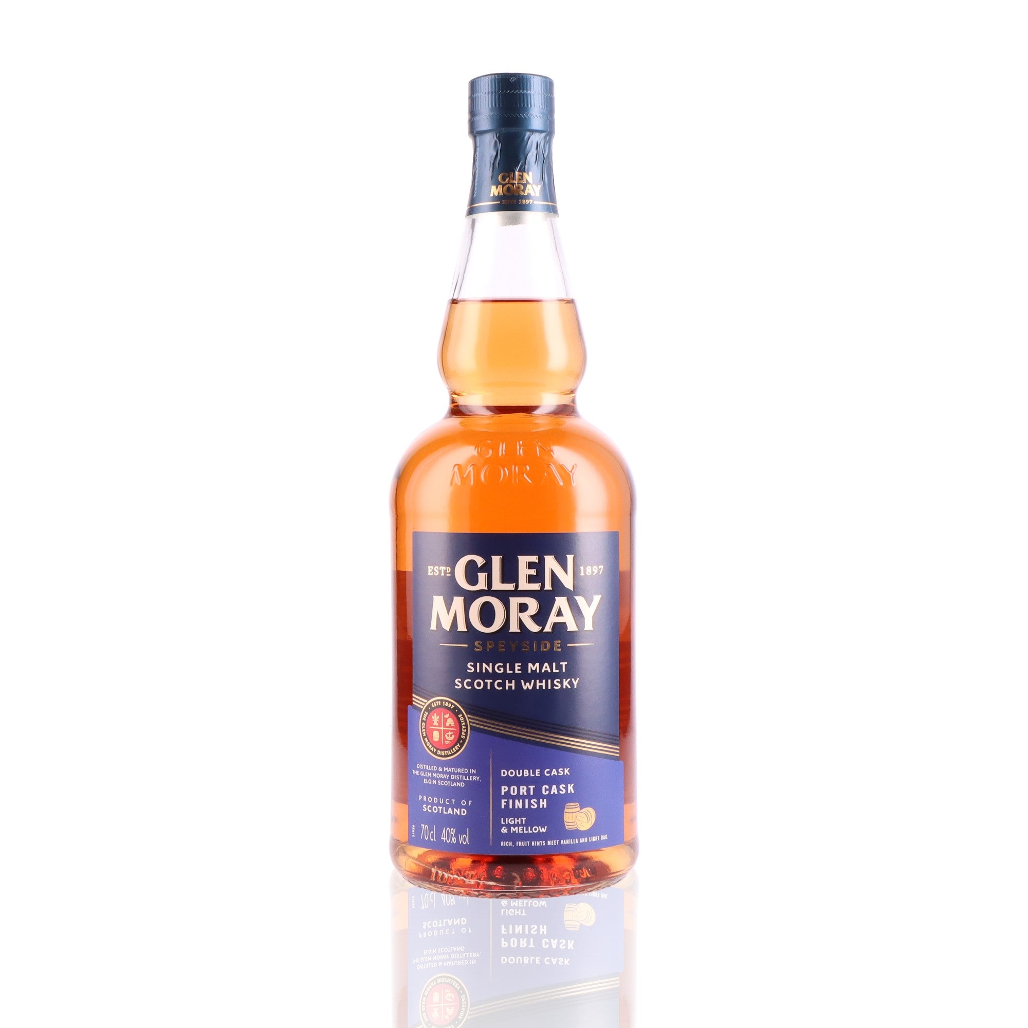 GLEN MORAY - The Explorer Port Cask Finish - 40%