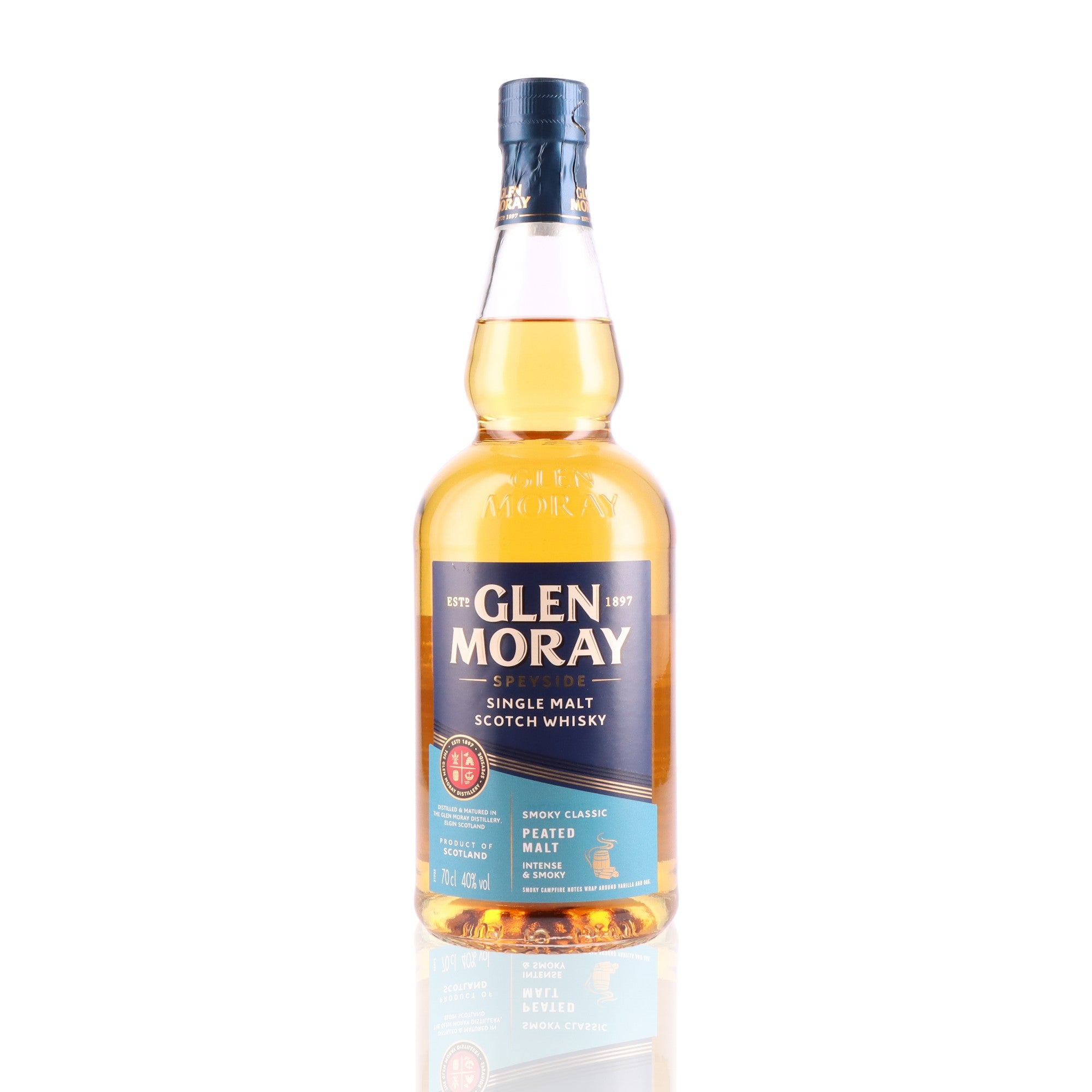 GLEN MORAY - The Explorer Peated - 40%