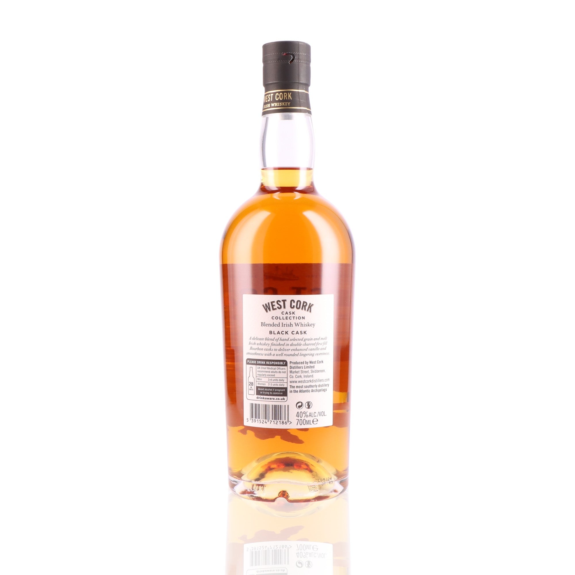 WEST CORK - The Black Cask - 40%