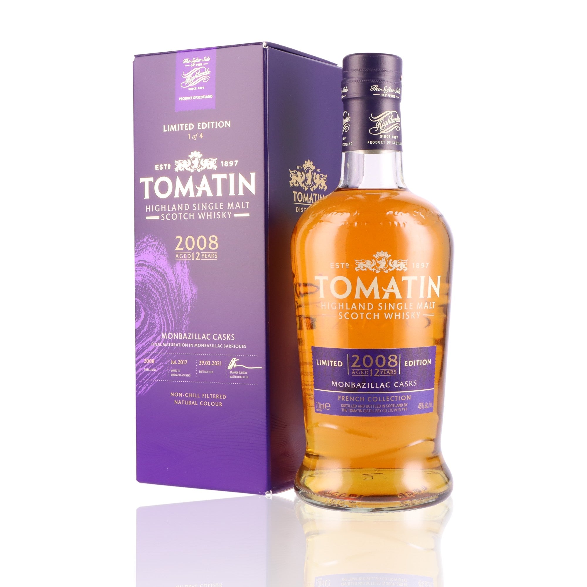 TOMATIN - 12 ans Monbazillac - 46%